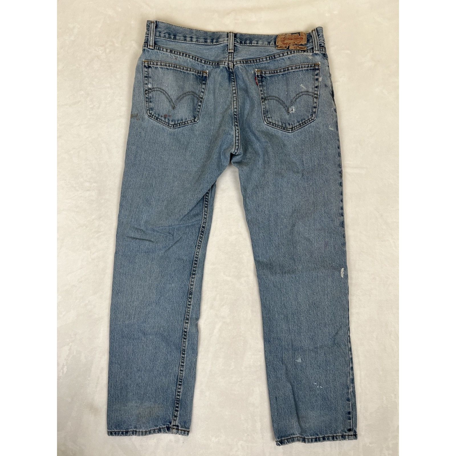 Levi's Vintage Levi's 505 Ble Denim Jeans Size 36x32 Paint Stain Gr Size US 36 / EU 52 - 7 Thumbnail