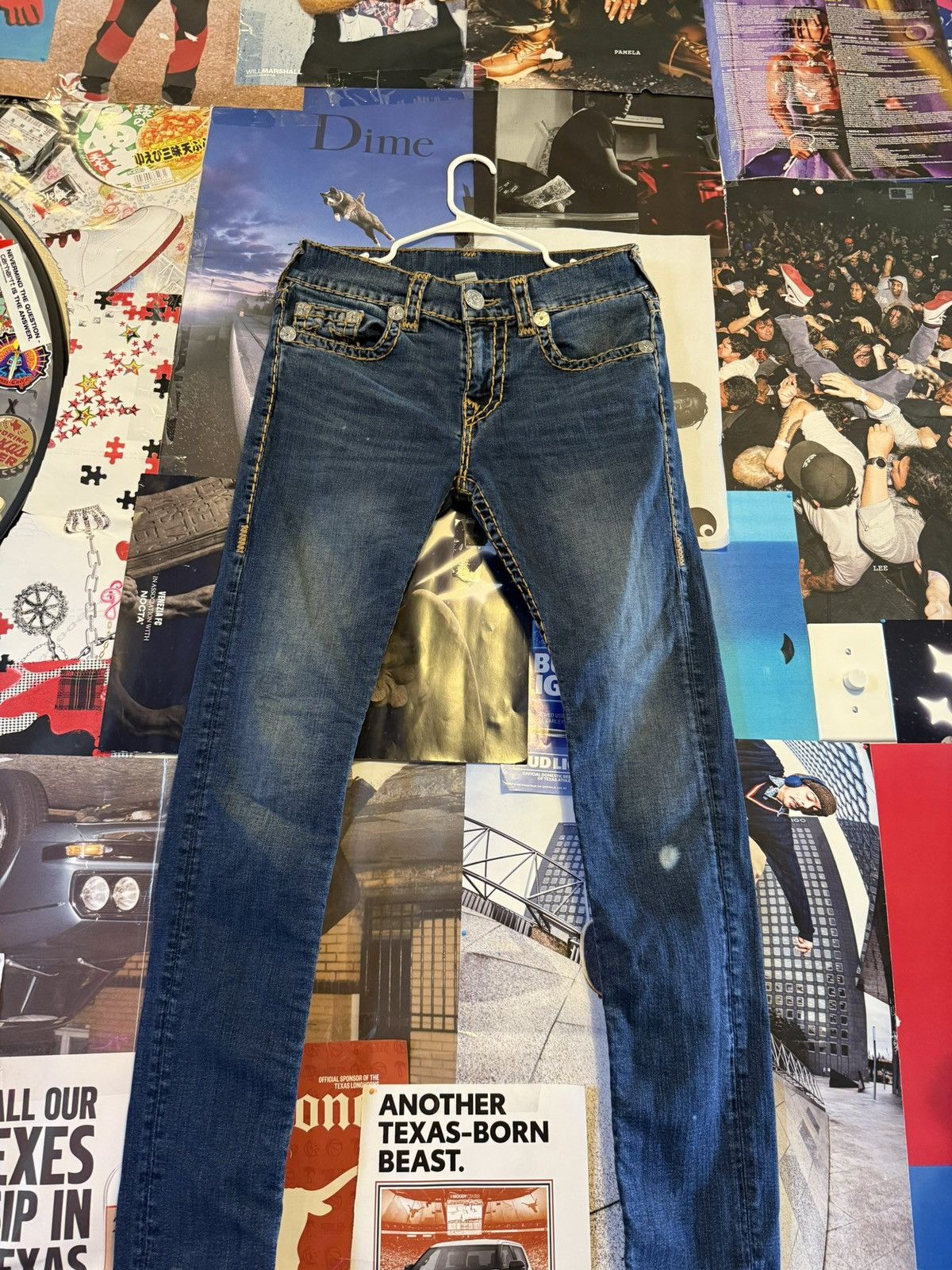 True Religion True Religion ROCCO Relaxed Skinny Jeans Size 29 Size 29" - 2 Thumbnail