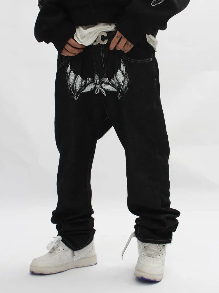 Other Gothic Baggy Punk Rock Jeans Pants Size US 31 - 2 Thumbnail