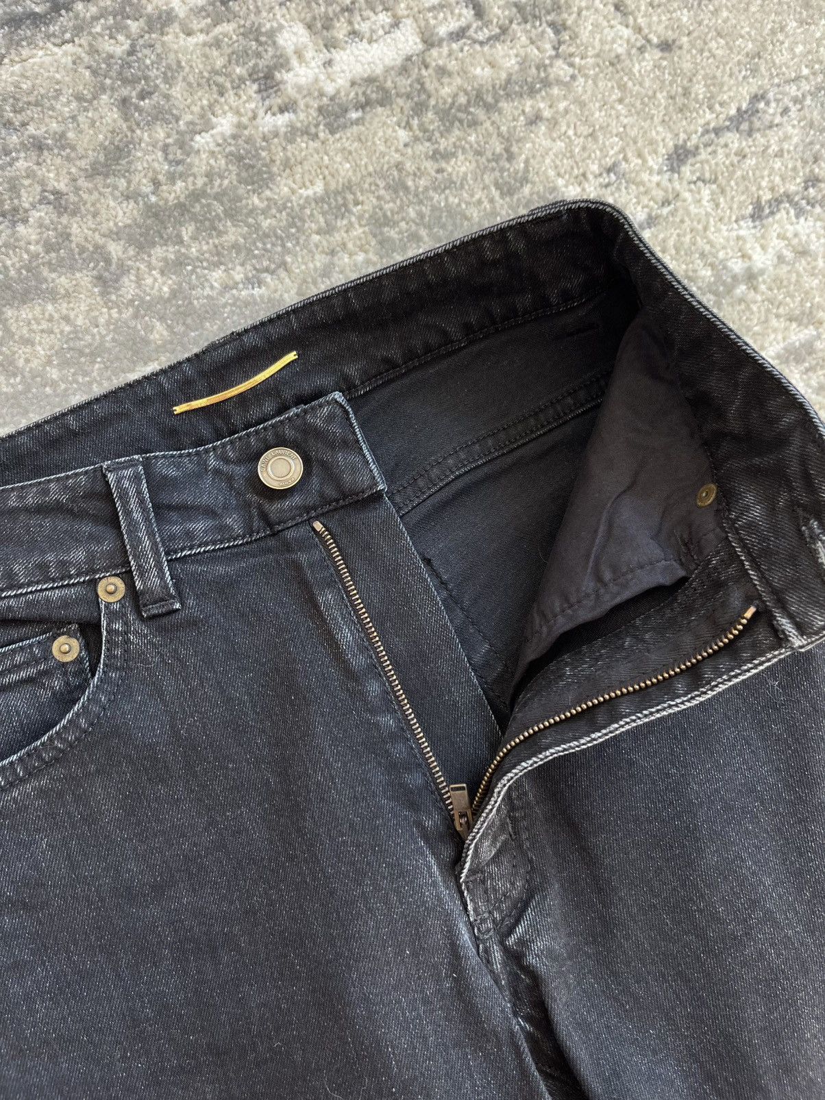Saint Laurent Paris saint laurent stone washed sample denim Size US 27 - 5 Thumbnail
