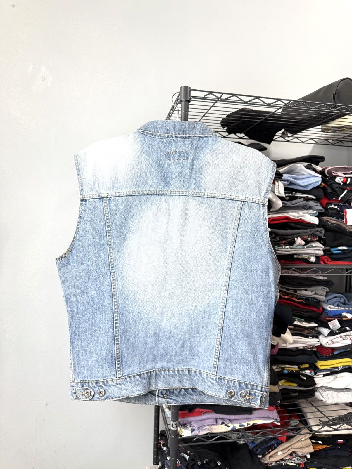 Dolce & Gabbana Rare! Y2K Vintage Dolce Gabbana Denim Vest Jacket Jeans Size US XL / EU 56 / 4 - 2 Thumbnail