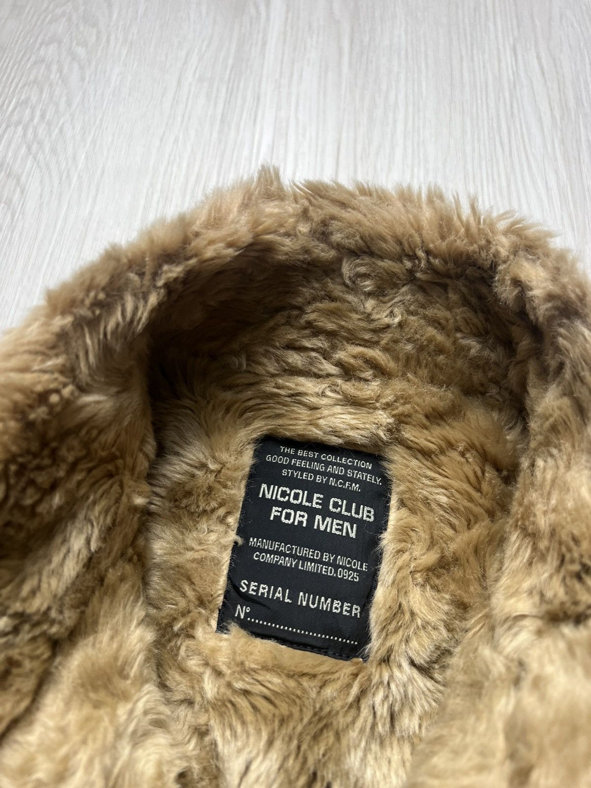 If Six Was Nine Nicole Club For Men Biker Fur Shearling Jacket LGB Style Size US M / EU 48-50 / 2 - 7 Thumbnail