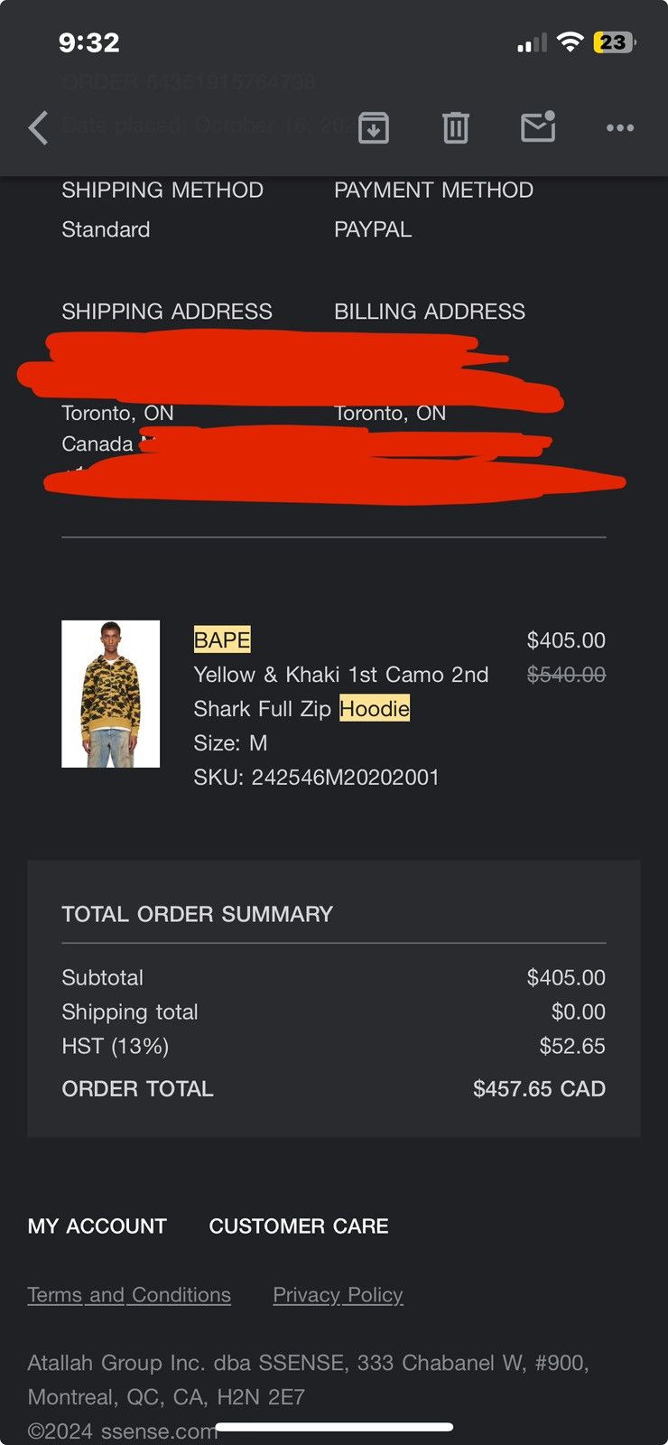 Bape BAPE PONR Shark Full Zip Hoodie Yellow Size US M / EU 48-50 / 2 - 13 Thumbnail