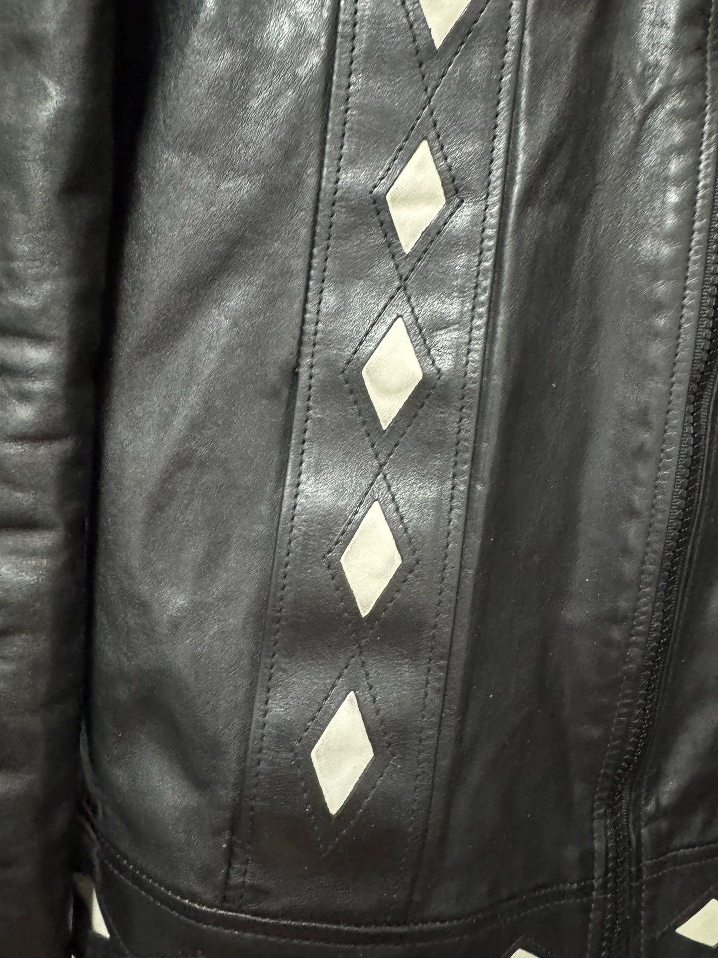 Saint Laurent Paris Saint Laurent SLP oil-waxed calfskin quilted leather jacket Size US XL / EU 56 / 4 - 4 Thumbnail