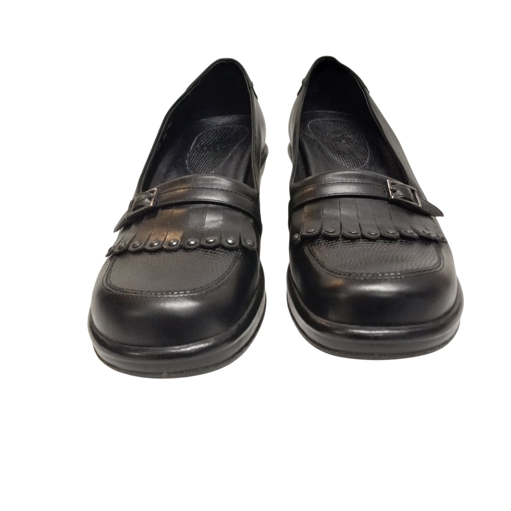 Dansko Dansko Size EU 38 US 7.5 8 Womens Black Leather Kiltie Stud Size US 8 / IT 38 - 2 Thumbnail