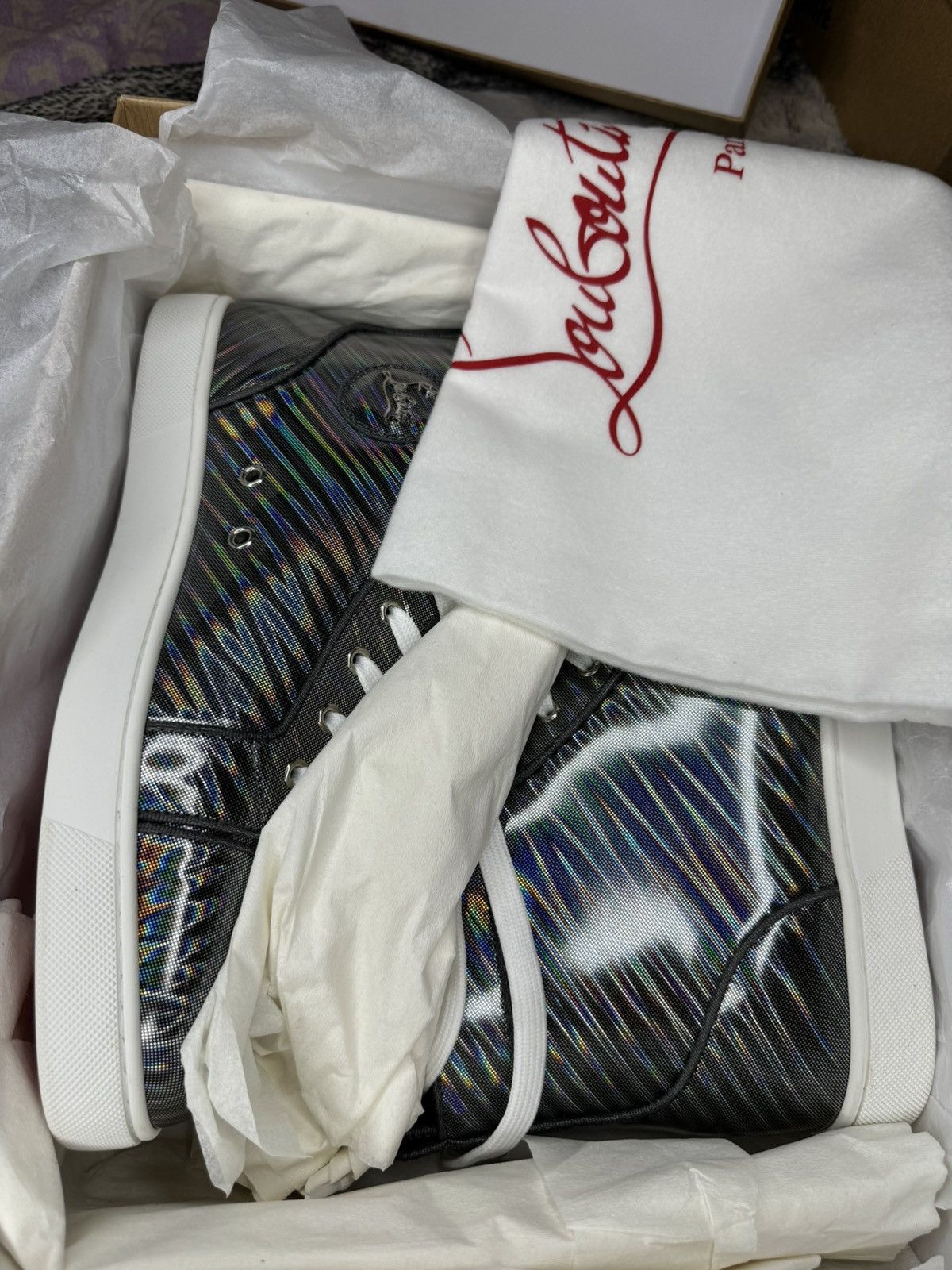 Christian Louboutin Christian Louboutin Flat Calf Electro Multi Size US 11.5 / EU 44-45 - 13 Thumbnail