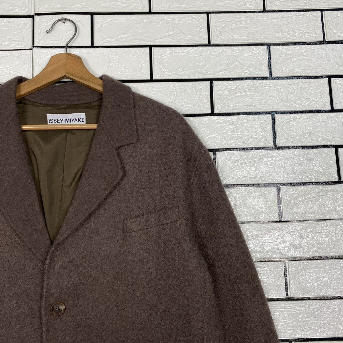 Issey Miyake 🔥VINTAGE WOOL JACKET BUTTON ISSEY MIYAKE RUNWAY Size US L / EU 52-54 / 3 - 8 Thumbnail