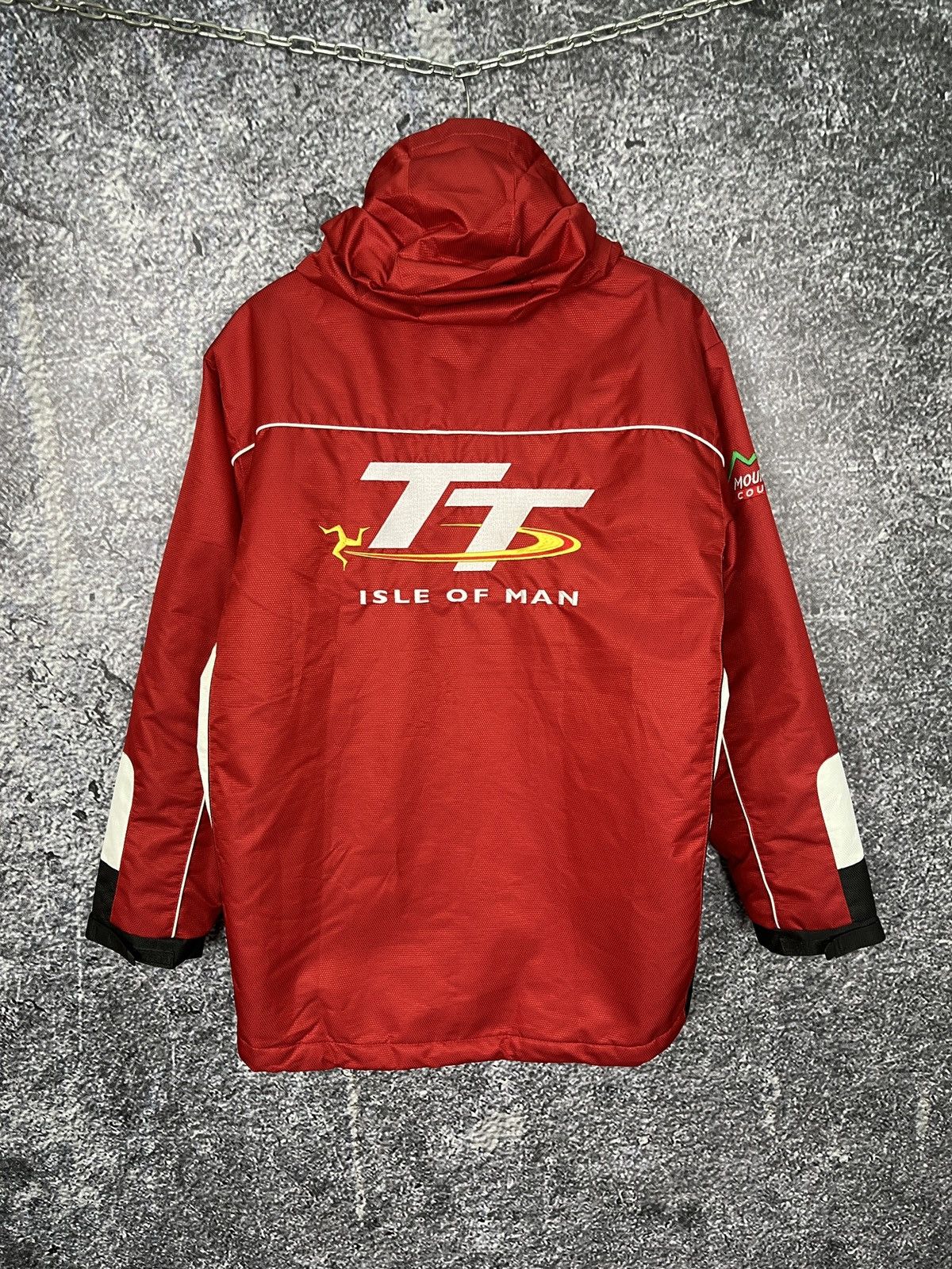 Vintage TT Isle Of Man Racing Jacket Road Races Mountain Course Sz L Size US L / EU 52-54 / 3 - 14 Thumbnail