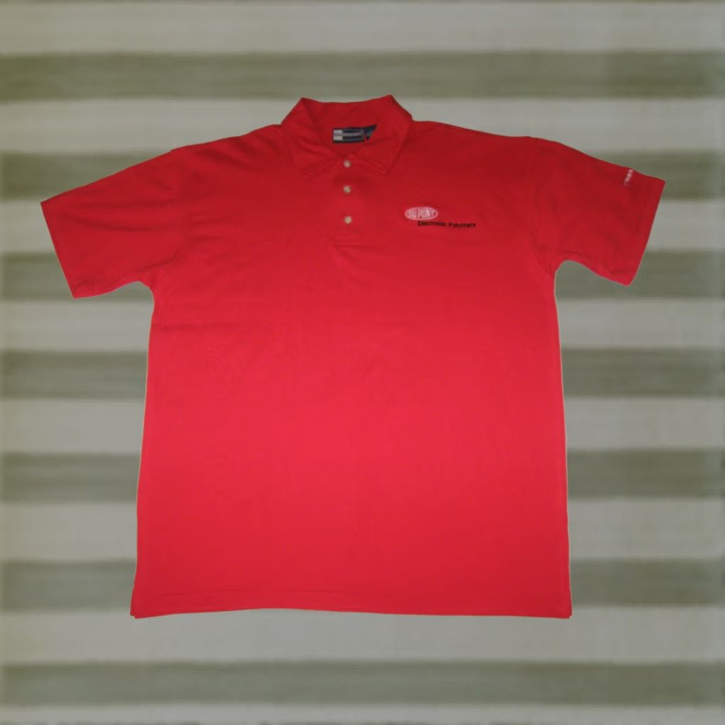 Vintage Blue Generation Polo Shirt Mens Large Red Casual Polo Shirt Holiday Work Golf Polo Size US L / EU 52-54 / 3 - 1 Thumbnail
