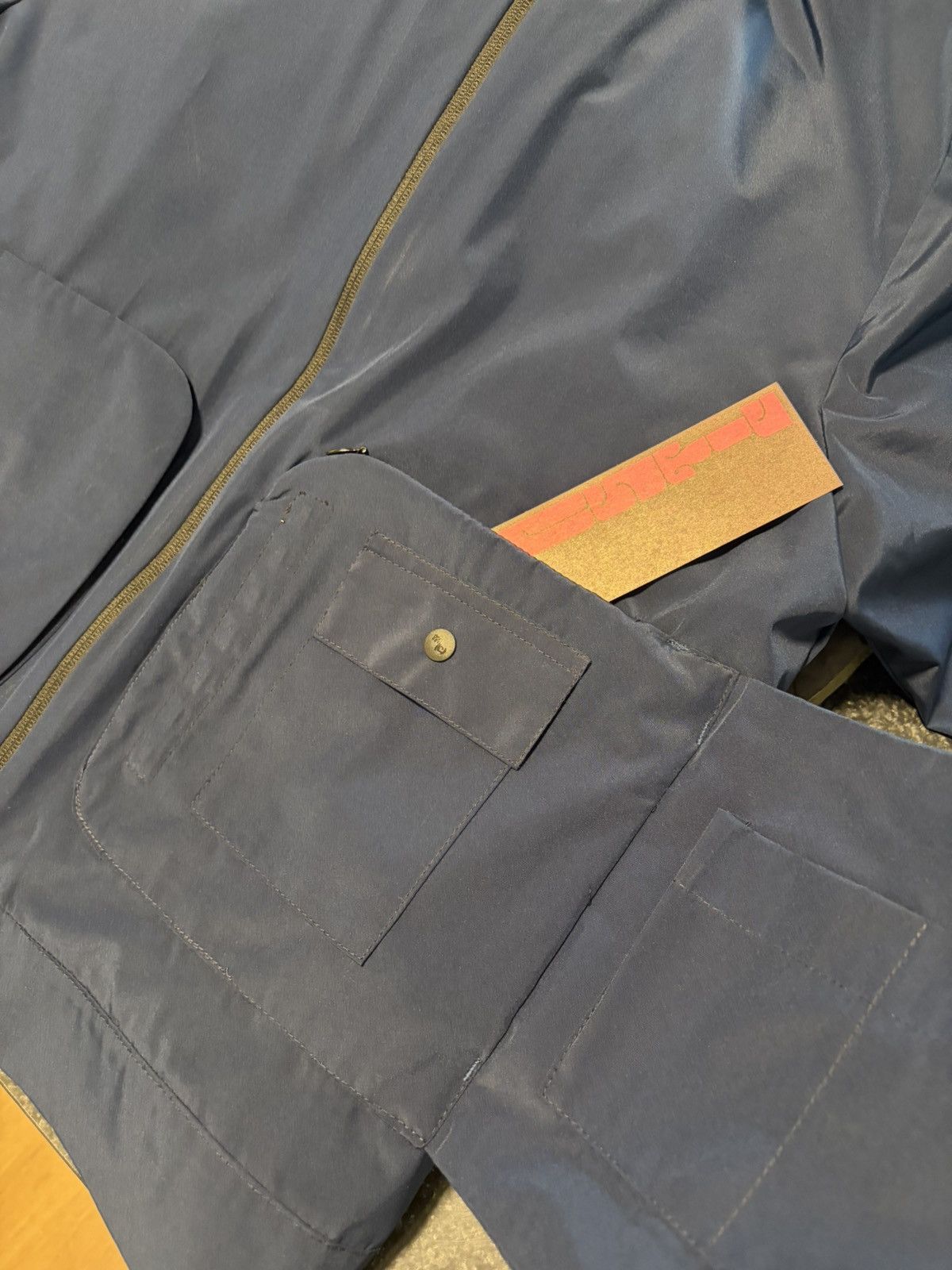 Other Blue nylon work jacket Size US M / EU 48-50 / 2 - 3 Thumbnail