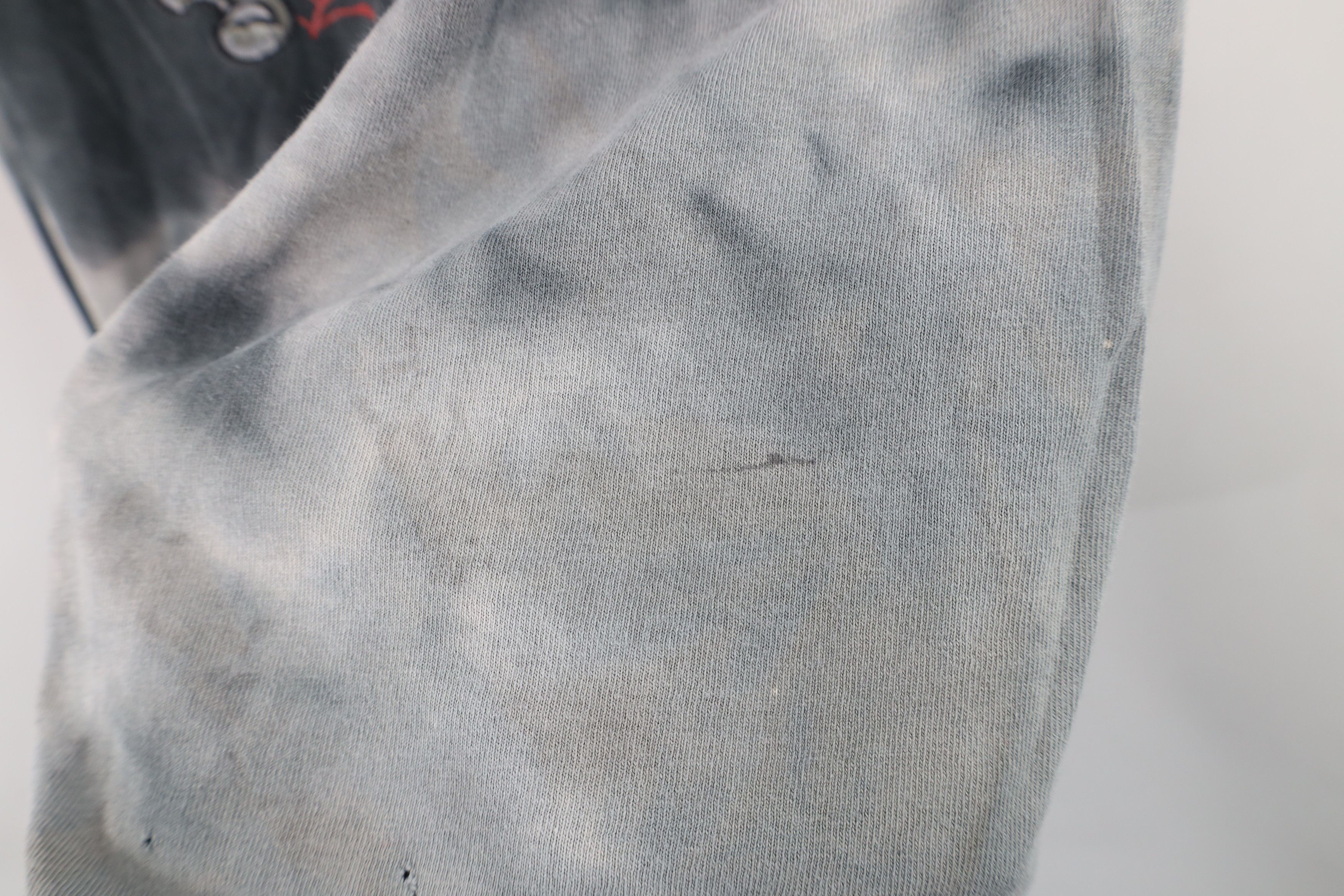Vintage Vintage 90s Y2K Streetwear Acid Wash Skull Skeleton T-Shirt Size US S / EU 44-46 / 1 - 5 Thumbnail