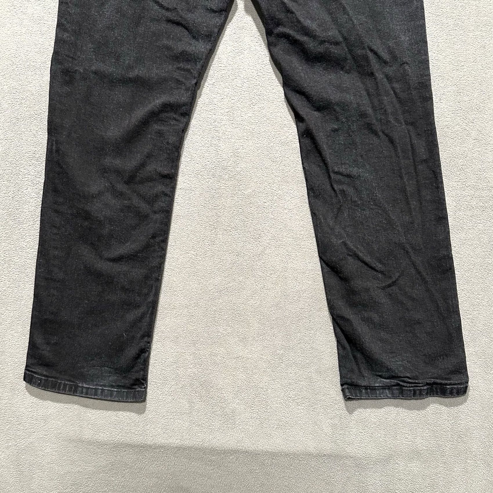 Levi's Levi's Jeans Mens Black Denim Relaxed Fit Straight Leg Stretch 36x32 Size US 36 / EU 52 - 6 Thumbnail