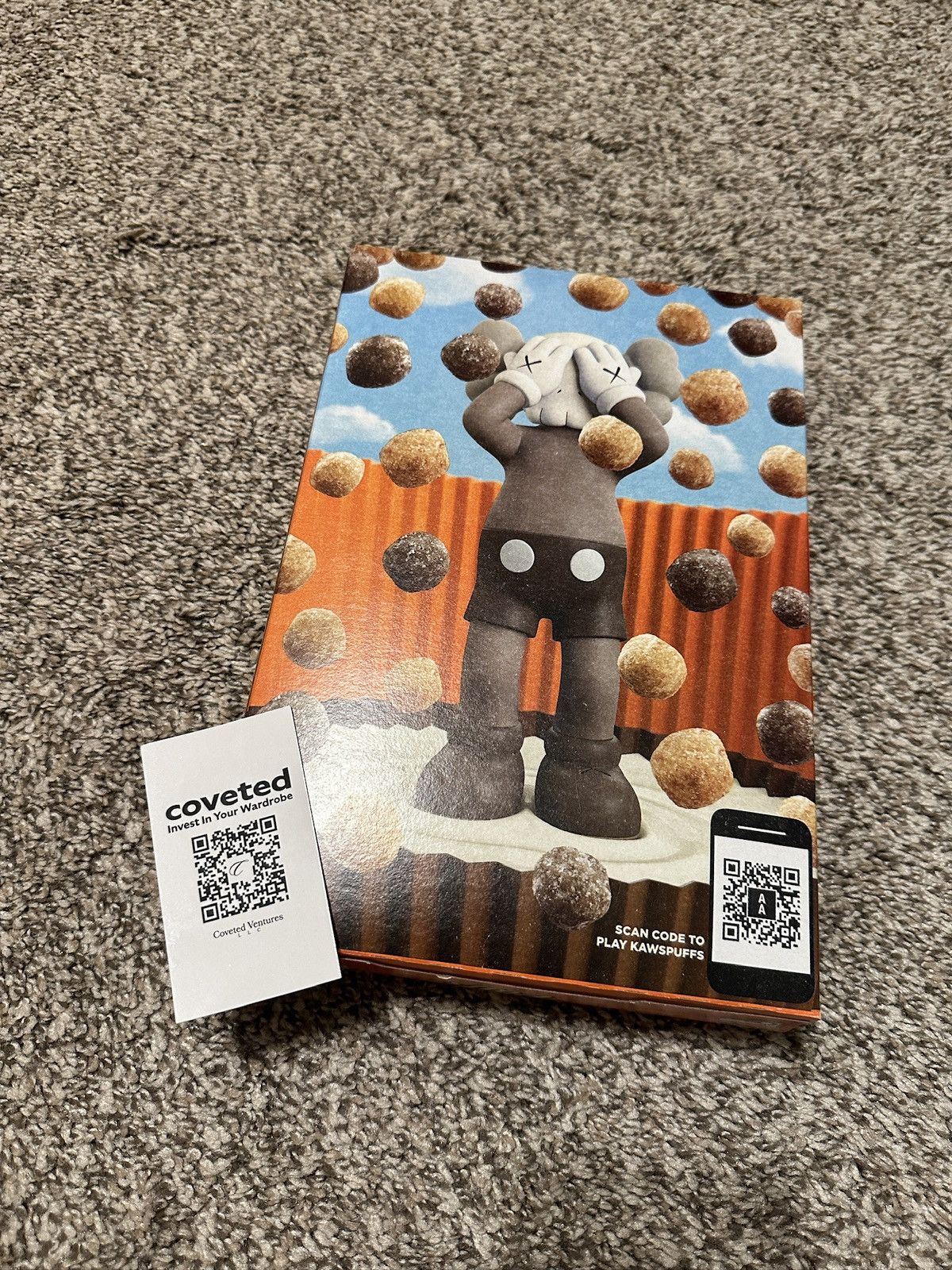 Kaws Kaws Reese's Puffs Collectible Cereal Box | Grailed
