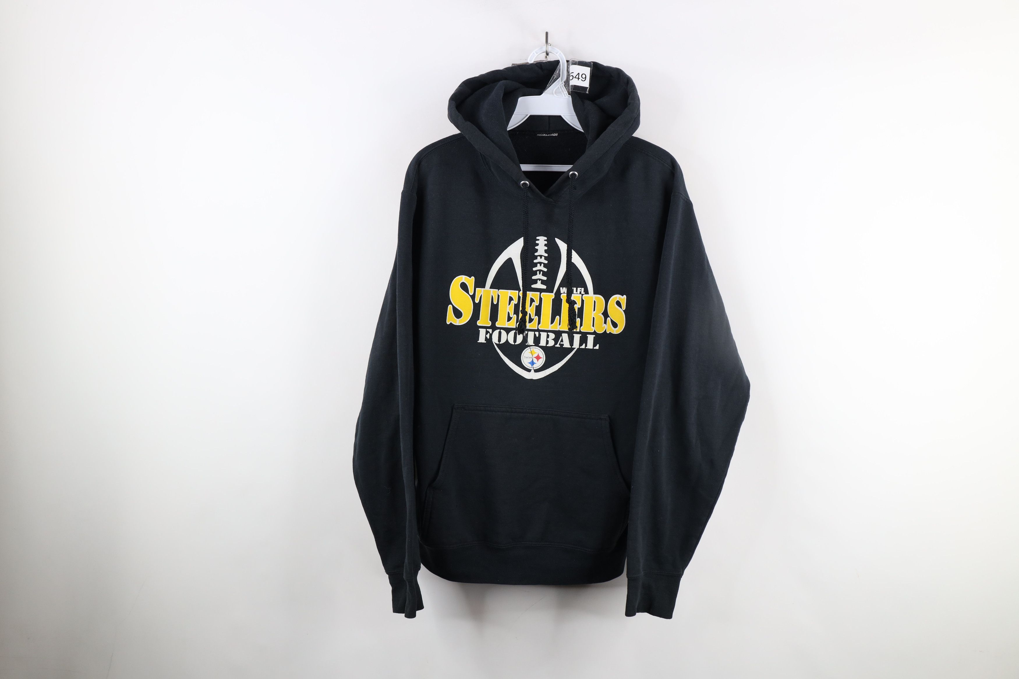 Vintage Vintage 90s Pittsburgh Steelers Football Hoodie Sweatshirt Size US M / EU 48-50 / 2 - 1 Thumbnail