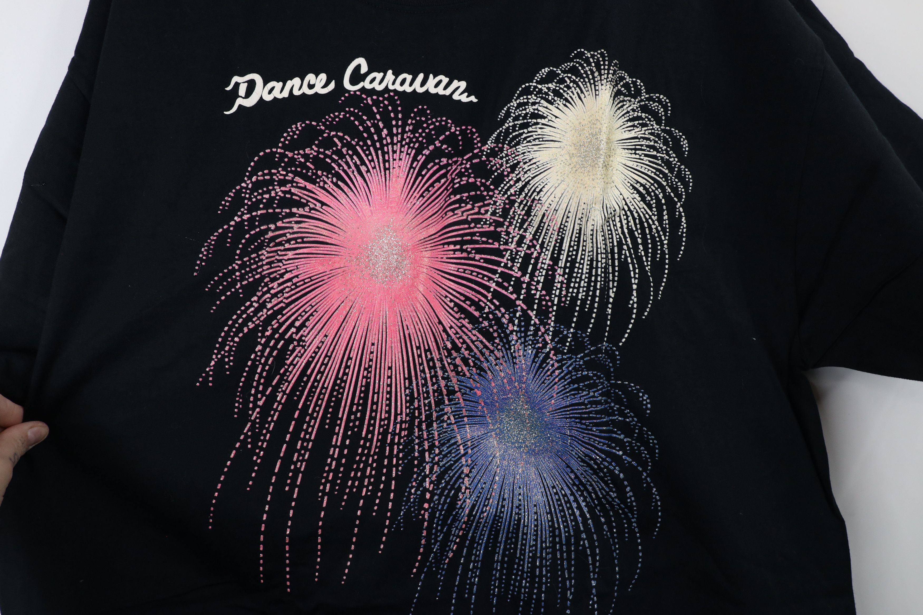 Vintage Vintage 90s Streetwear Dance Caravan T-Shirt Black USA Size XL / US 12-14 / IT 48-50 - 5 Thumbnail