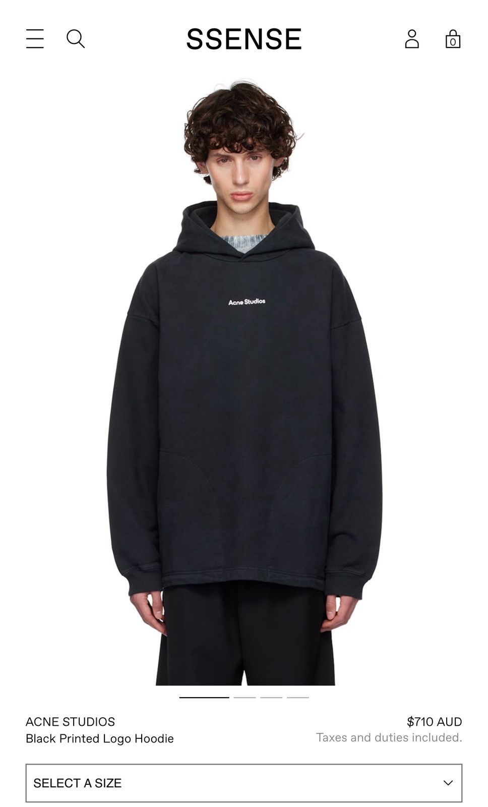 Acne Studios Acne Studios Logo Hoodie Size US XXL / EU 58 / 5 - 6 Thumbnail