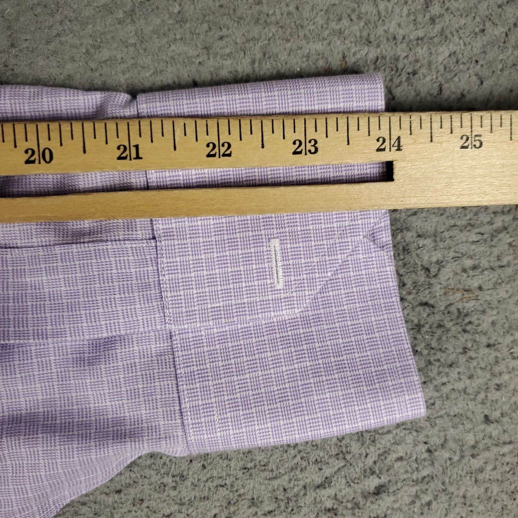 Brooks Brothers Brooks Brothers Shirt Mens 18 Purple Plaid Regent Button Up Long Sleeve Size US XXL / EU 58 / 5 - 6 Thumbnail