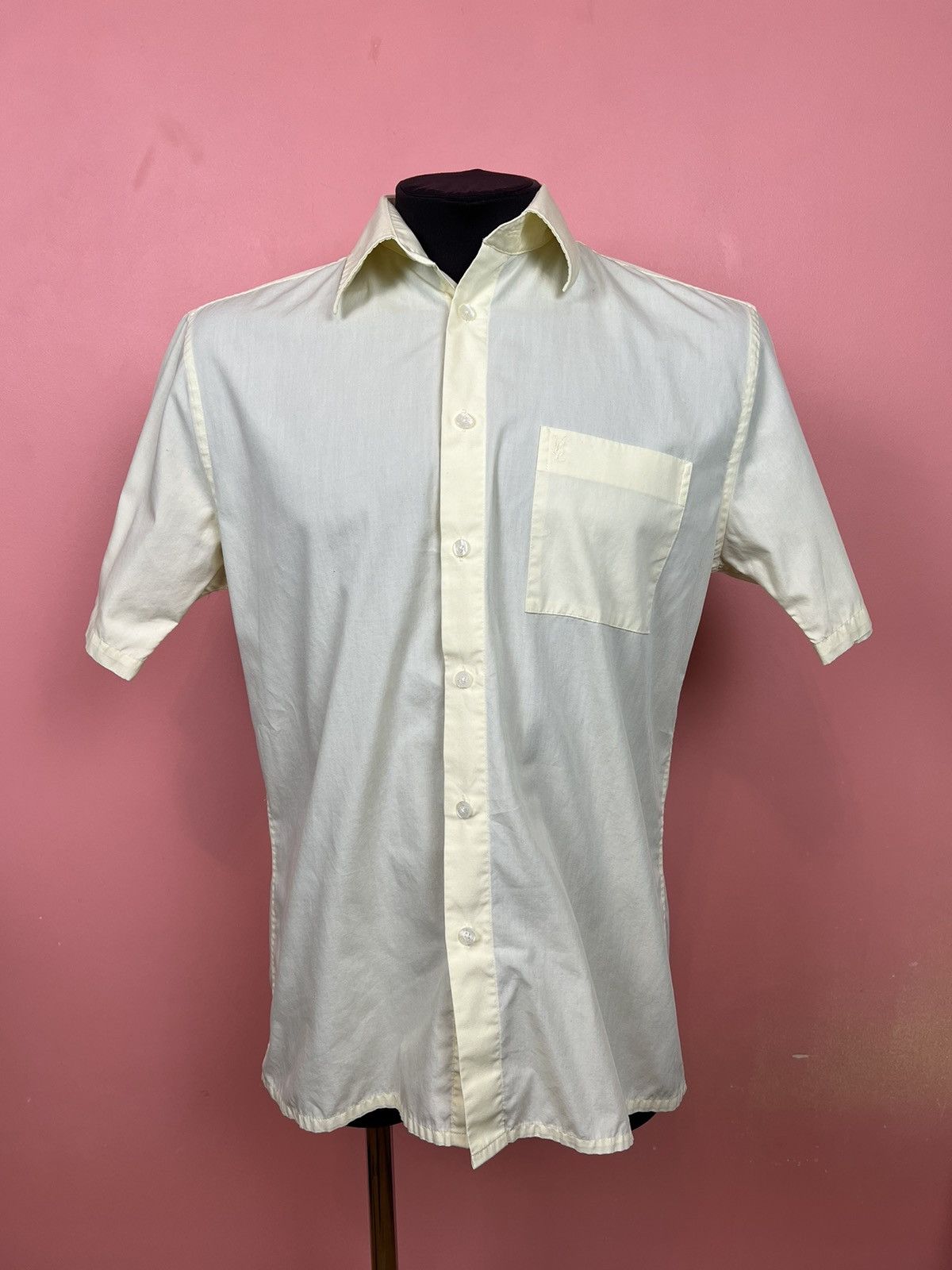 Yves Saint Laurent Ysl Yves Saint Laurent shirt button ups hype Size US M / EU 48-50 / 2 - 1 Thumbnail