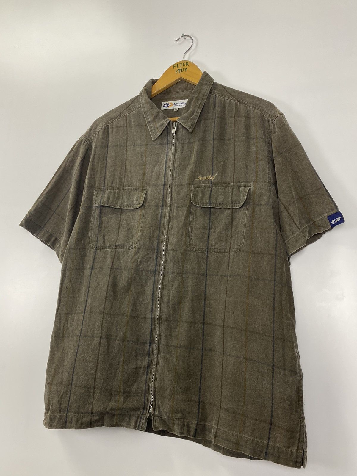 Vintage Bear Surboards Zipper Shirt Size US L / EU 52-54 / 3 - 3 Thumbnail