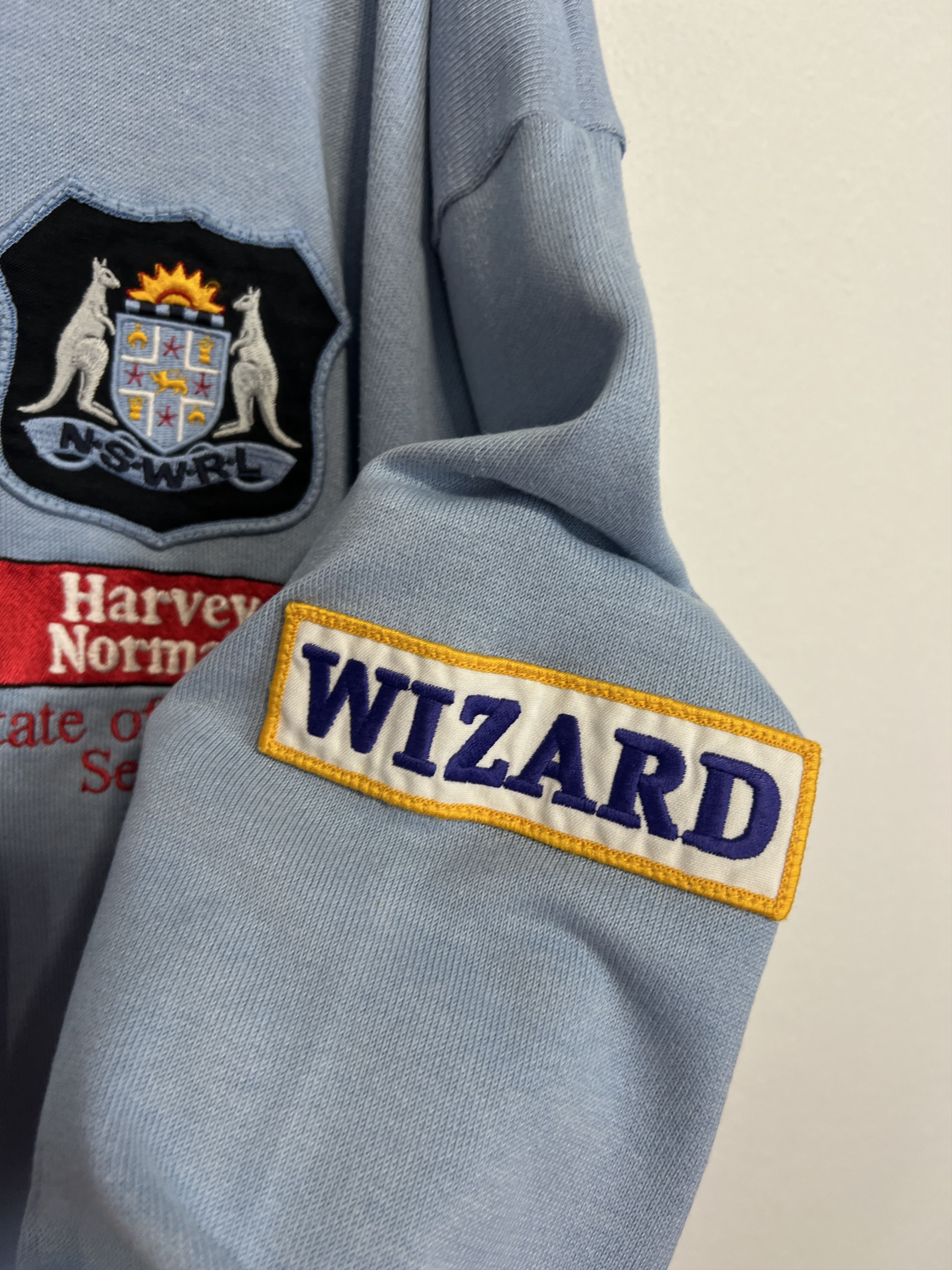 Vintage New South Wales Blues State of Origin Rugby Jersey Shirt Size US L / EU 52-54 / 3 - 4 Thumbnail