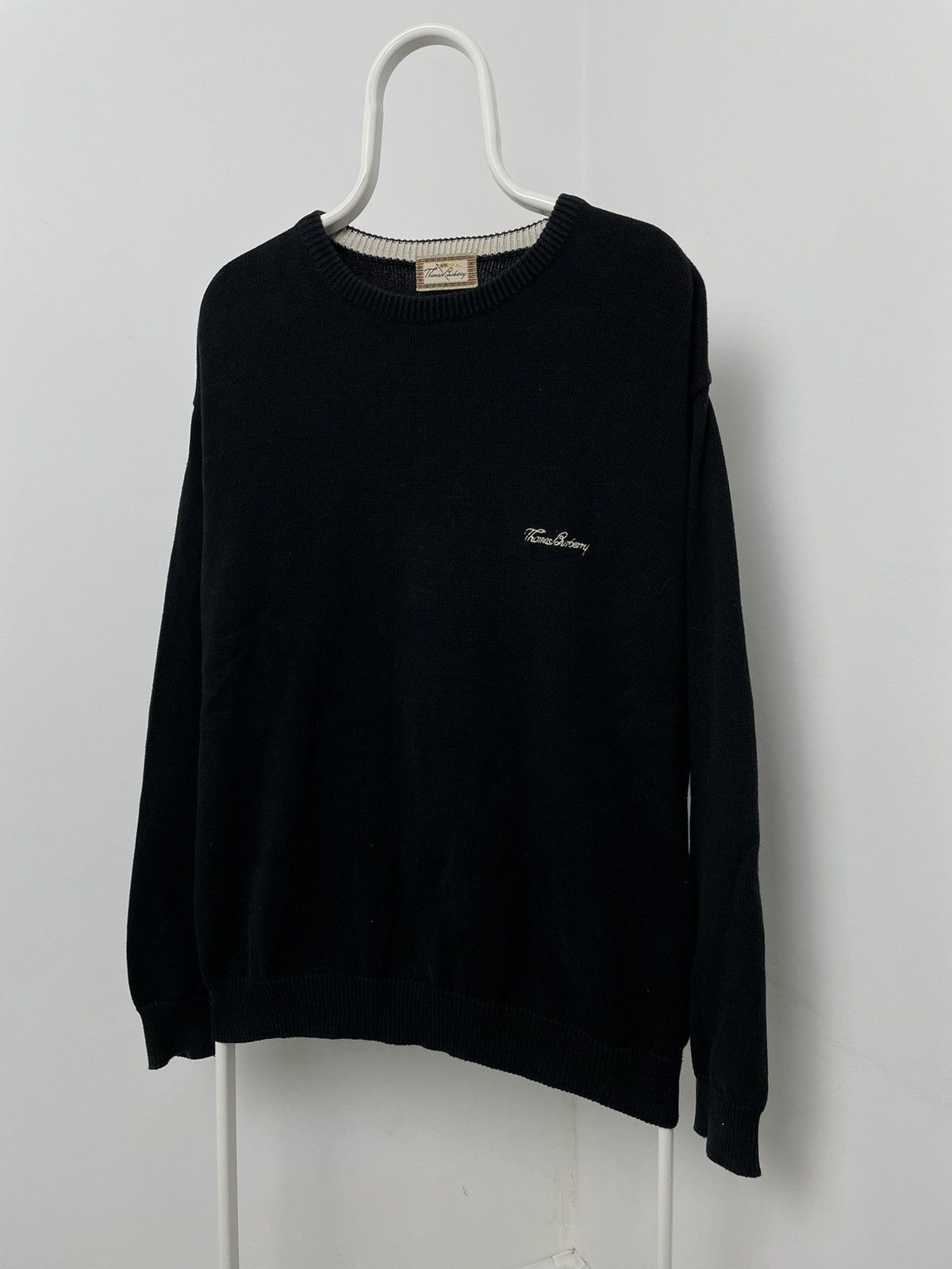 Burberry Tomas Burberry Vintage knit sweater 90s Size US XL / EU 56 / 4 - 2 Thumbnail