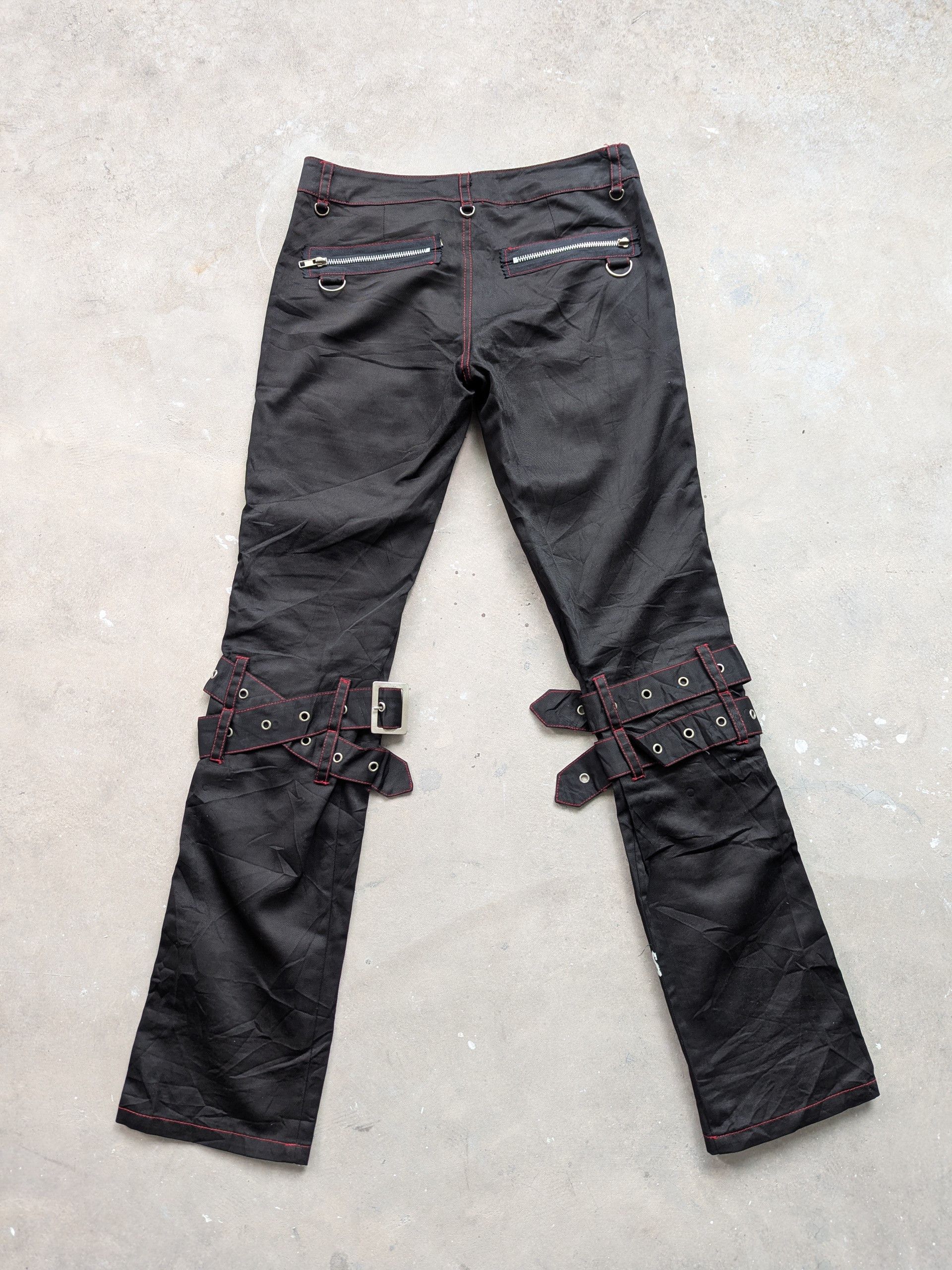 14th Addiction × Seditionaries Vintage Bondage Pants Gothic Lolita Punk LGB If Six Was nine Size 29" - 14 Thumbnail