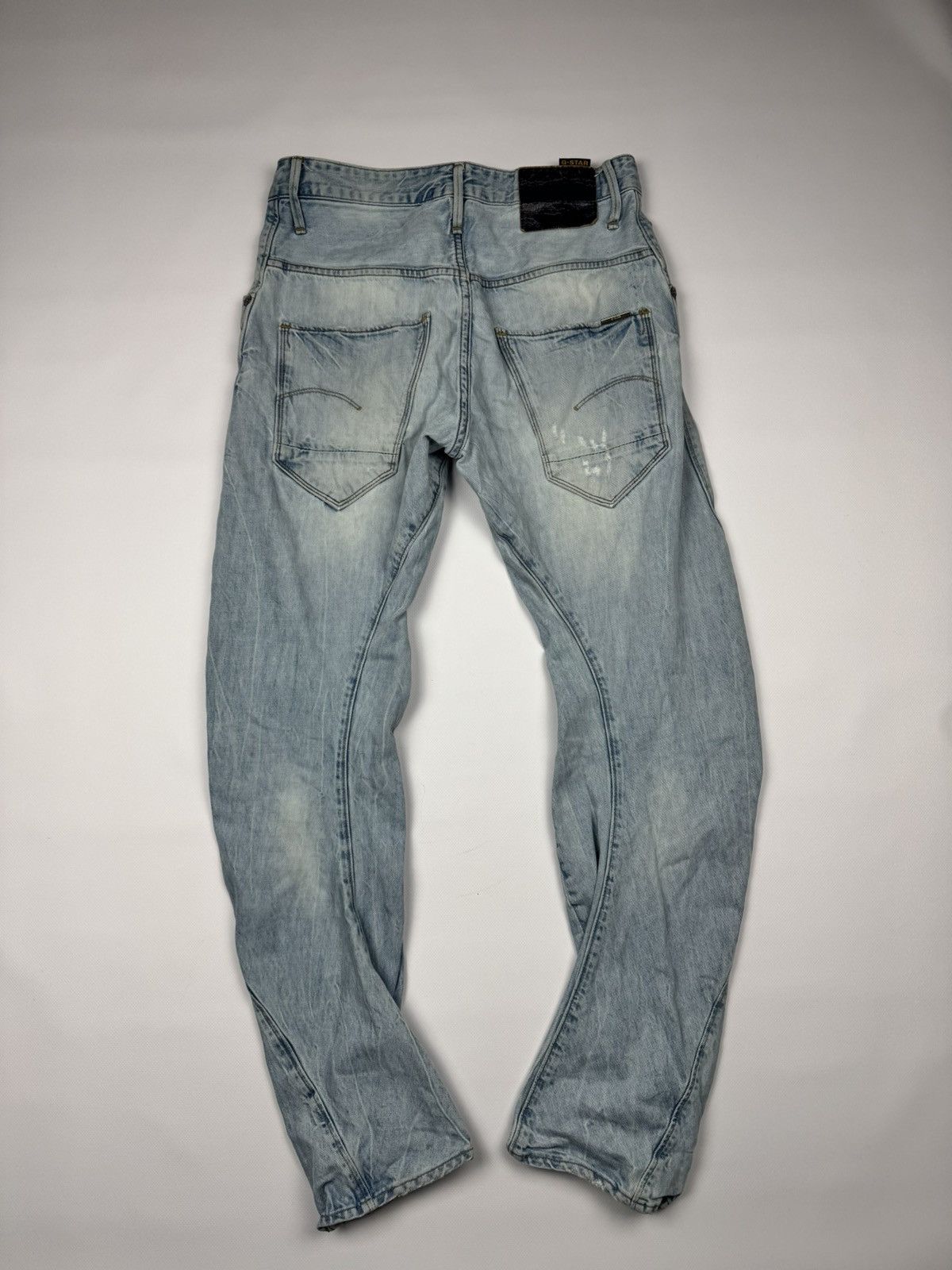 G-Star Vintage G-Star Raw Distressed Banana Cut Jeans Size US 31 - 13 Thumbnail