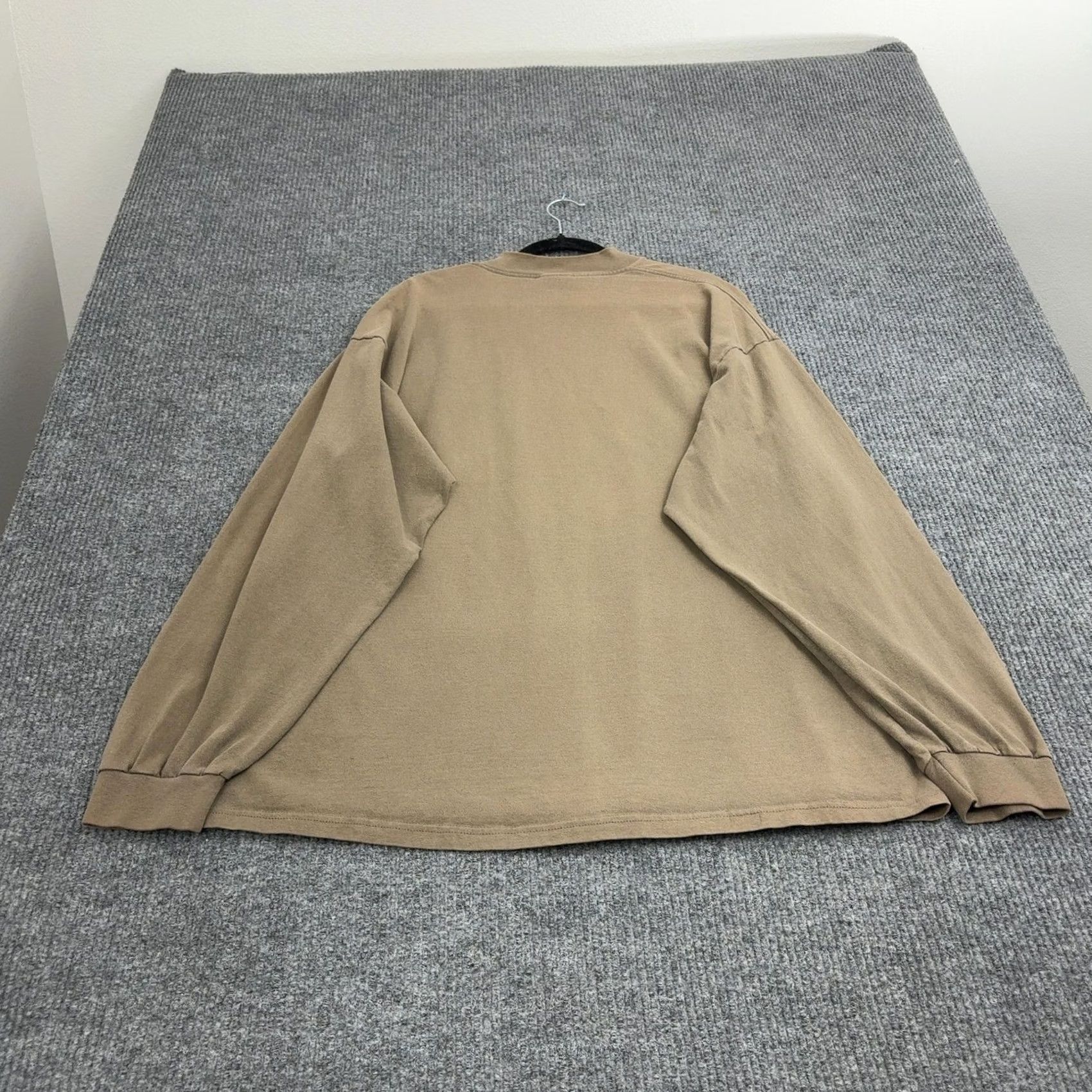 Nike Vintage Nike T Shirt Mens XXL Brown Mock Neck Long Sleeve Streetwear Cotton Size US XL / EU 56 / 4 - 6 Thumbnail