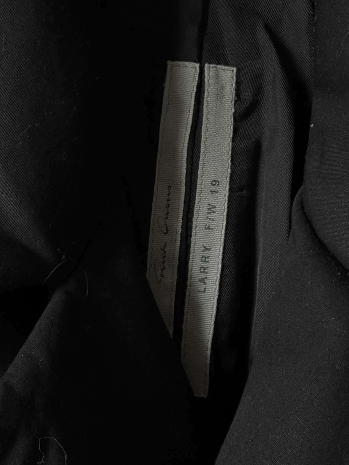 Rick Owens Rick Owens FW19 Larry Soft Coat 38IT (New/Unworn with Tags) Size US S / EU 44-46 / 1 - 3 Thumbnail