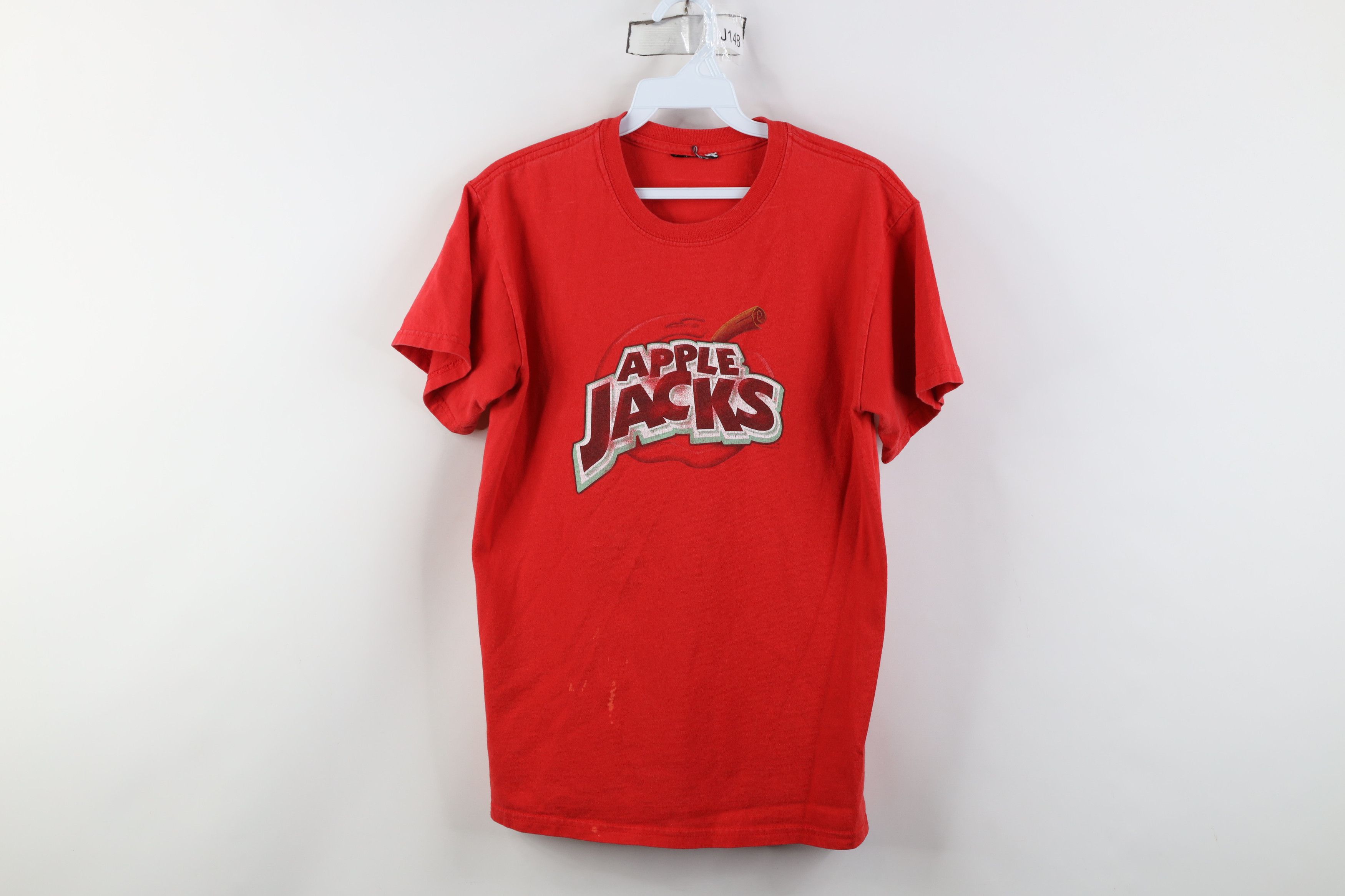 Vintage Vintage Y2K Kelloggs Cereal Apple Jacks T-Shirt Red Size US S / EU 44-46 / 1 - 1 Thumbnail