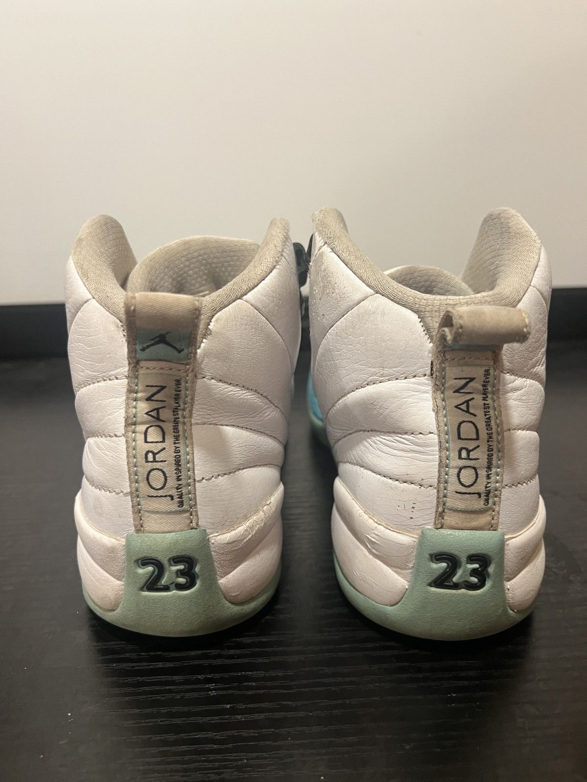 Jordan Brand SIZE 6.5 MEN - Jordan 12 Mid Light Aqua Size US 6.5 / EU 39-40 - 4 Thumbnail
