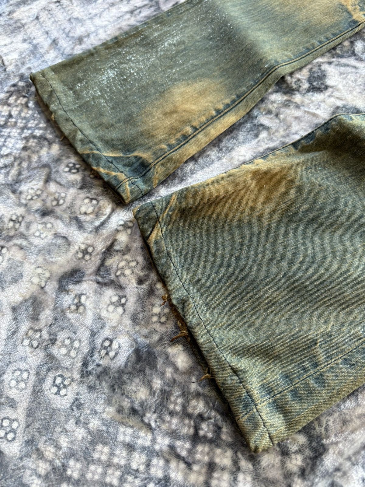 If Six Was Nine Flared Semantic Design Muddy Wash Claw Mark Jeans Size US 30 / EU 46 - 5 Thumbnail