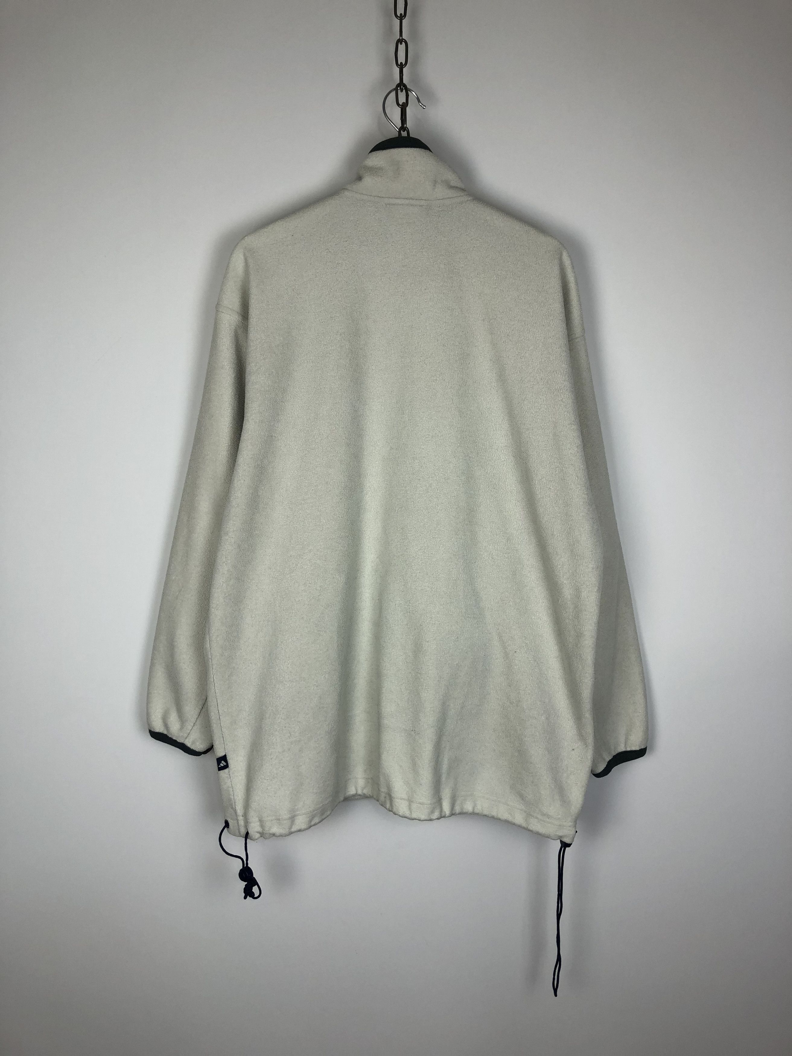 Adidas Adidas Vintage Fleece Jacket Full Zip White size M Size US M / EU 48-50 / 2 - 7 Thumbnail
