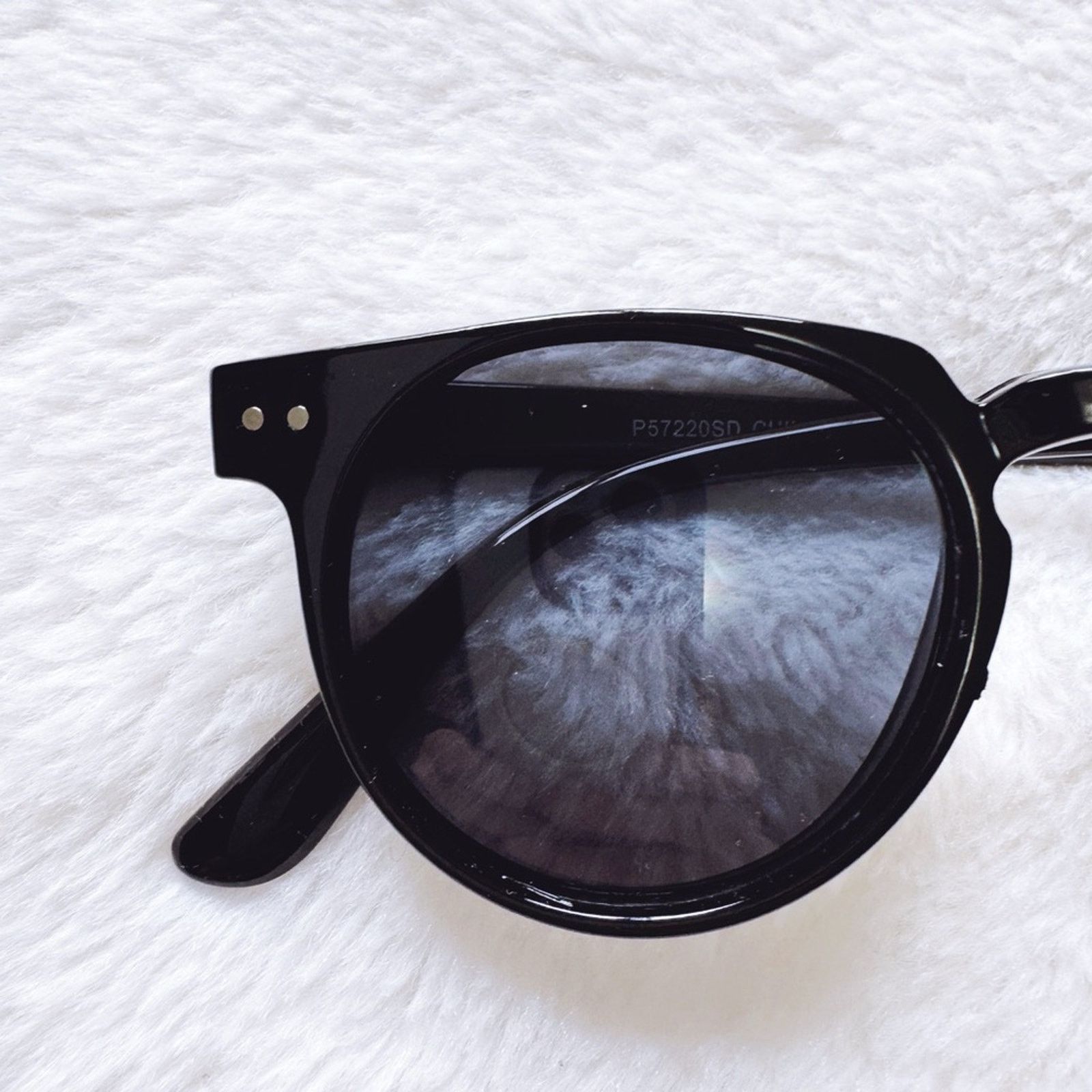 Other Pablo Black Round Sunglasses Size ONE SIZE - 3 Thumbnail