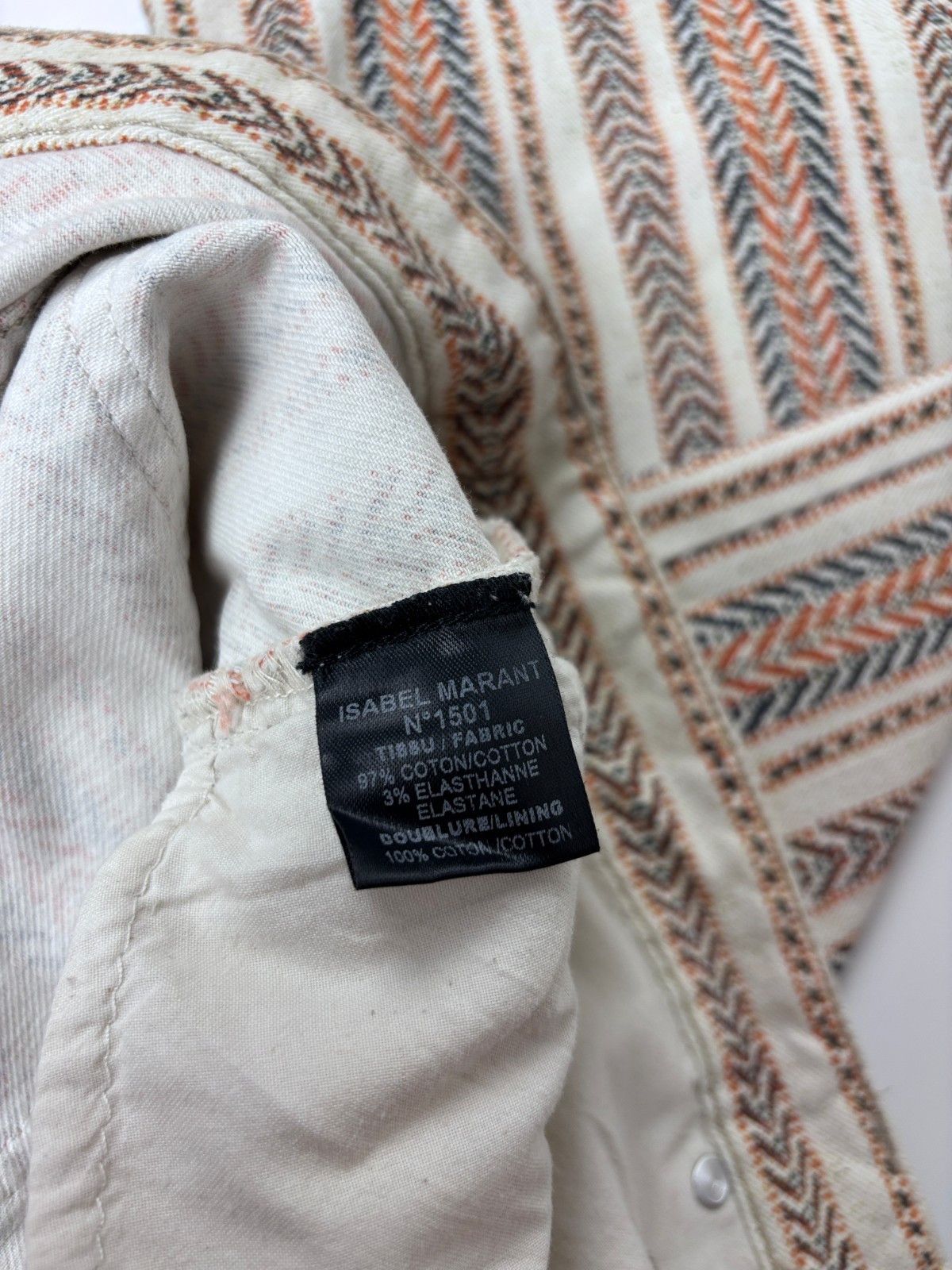 Isabel Marant Etoile Isabel Marant Etoile Chevron Striped Stretch Pants Size 44 Size 32" / US 10 / IT 46 - 8 Thumbnail