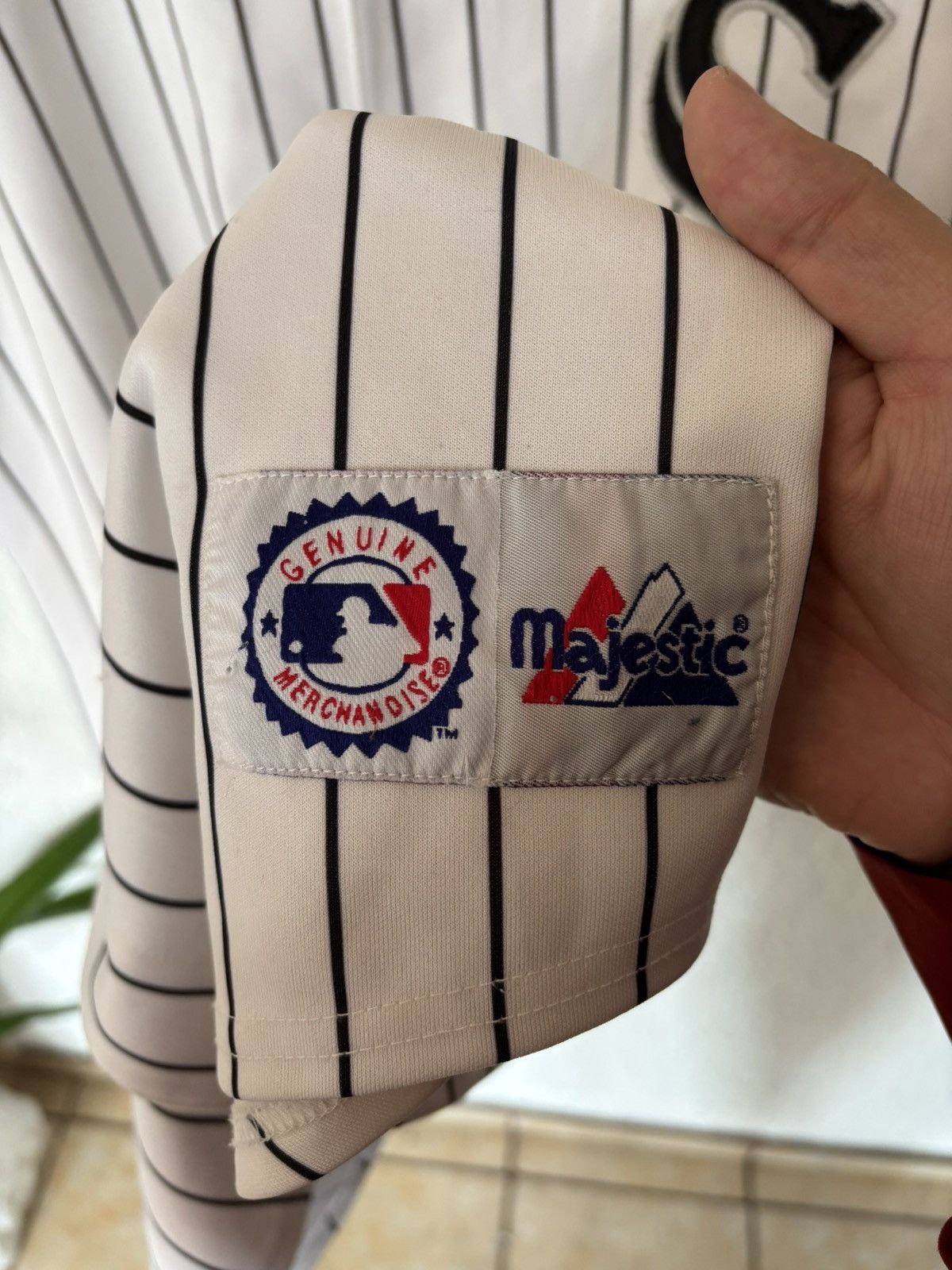 Majestic Vintage White Sox Jersey Size US L / EU 52-54 / 3 - 3 Thumbnail