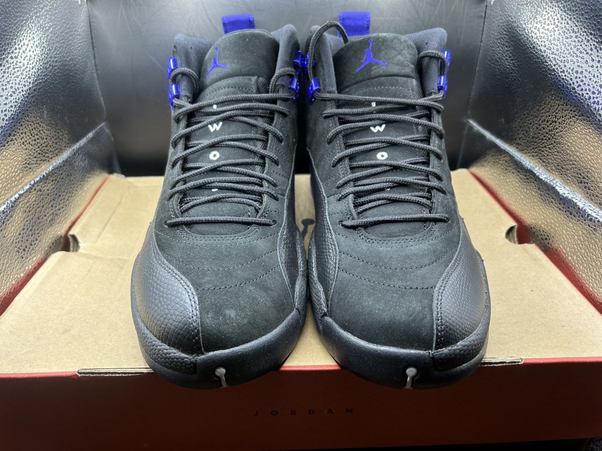 Jordan Brand Jordan 12 Retro Black Dark Concord Size US 13 / EU 46 - 2 Thumbnail