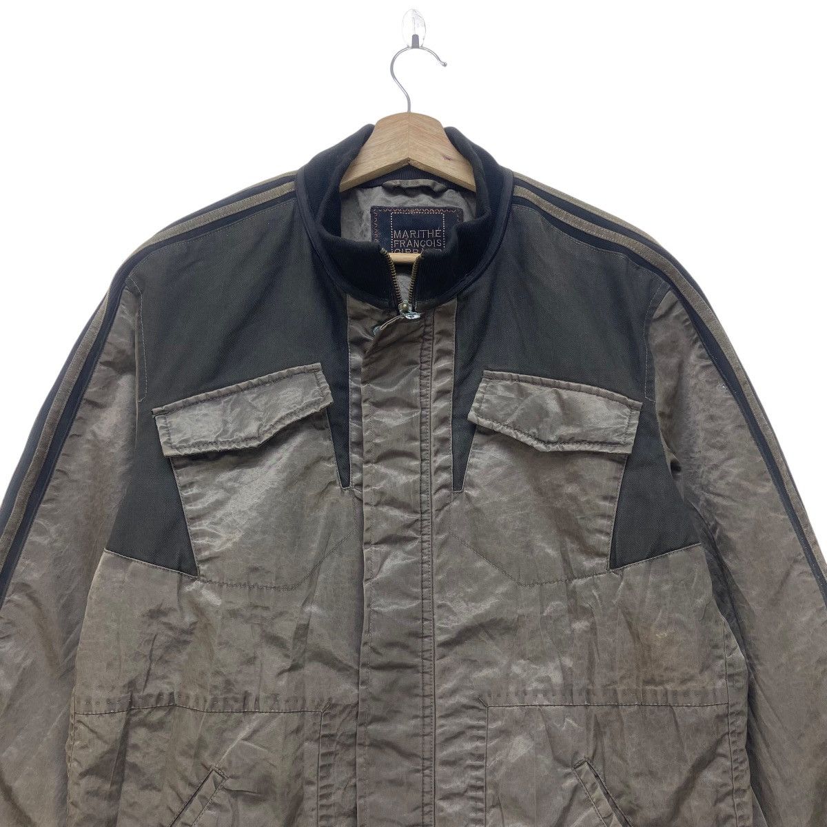 Designer × Marithe + Francois Girbaud Marithe Francois Girbaud Two-tone Nylon Jacket Size US M / EU 48-50 / 2 - 3 Thumbnail
