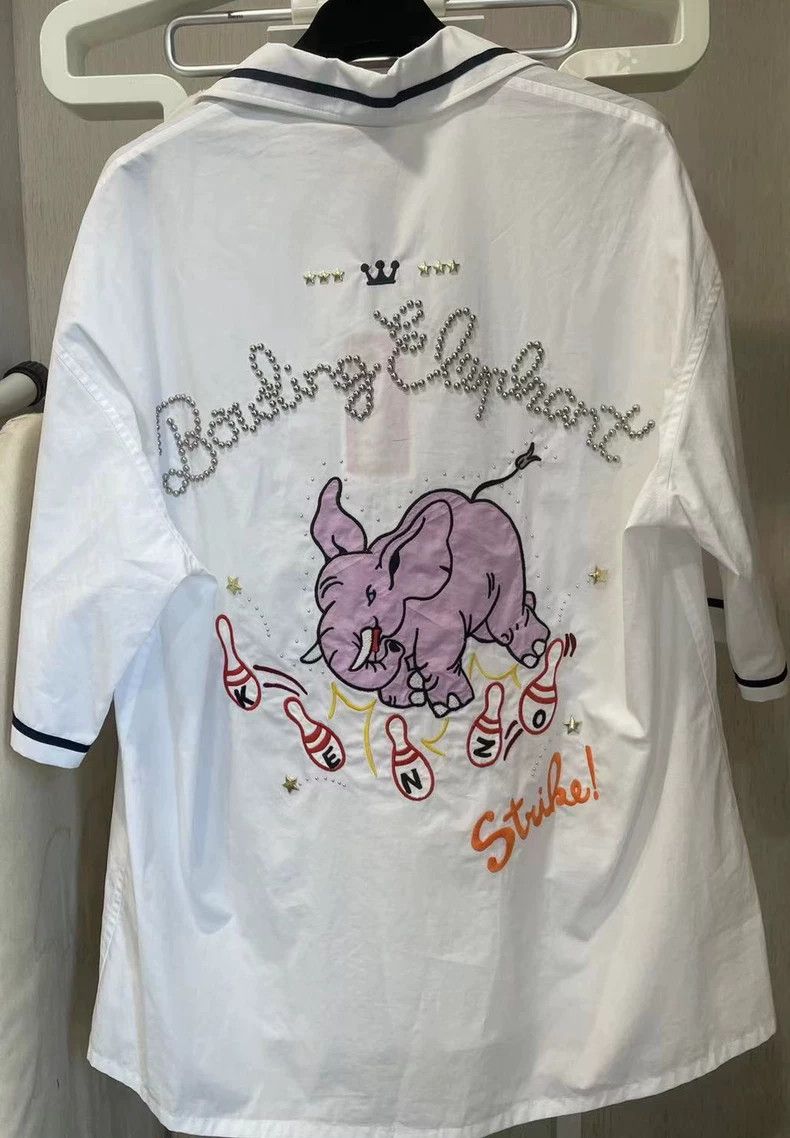 Kenzo KENZO Elephant embroidered shirt Size XS / US 0-2 / IT 36-38 - 2 Thumbnail