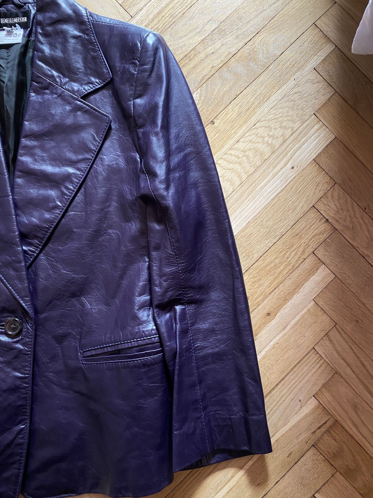 Ann Demeulemeester Archive SS01 Ann Demeulemeester Leather Distressed Blazer Size S / US 4 / IT 40 - 4 Thumbnail
