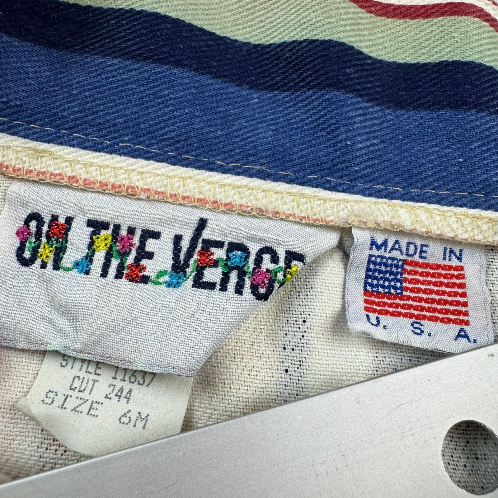 Other Vintage On The Verge Skirt Size 28" / US 6 / IT 42 - 3 Thumbnail