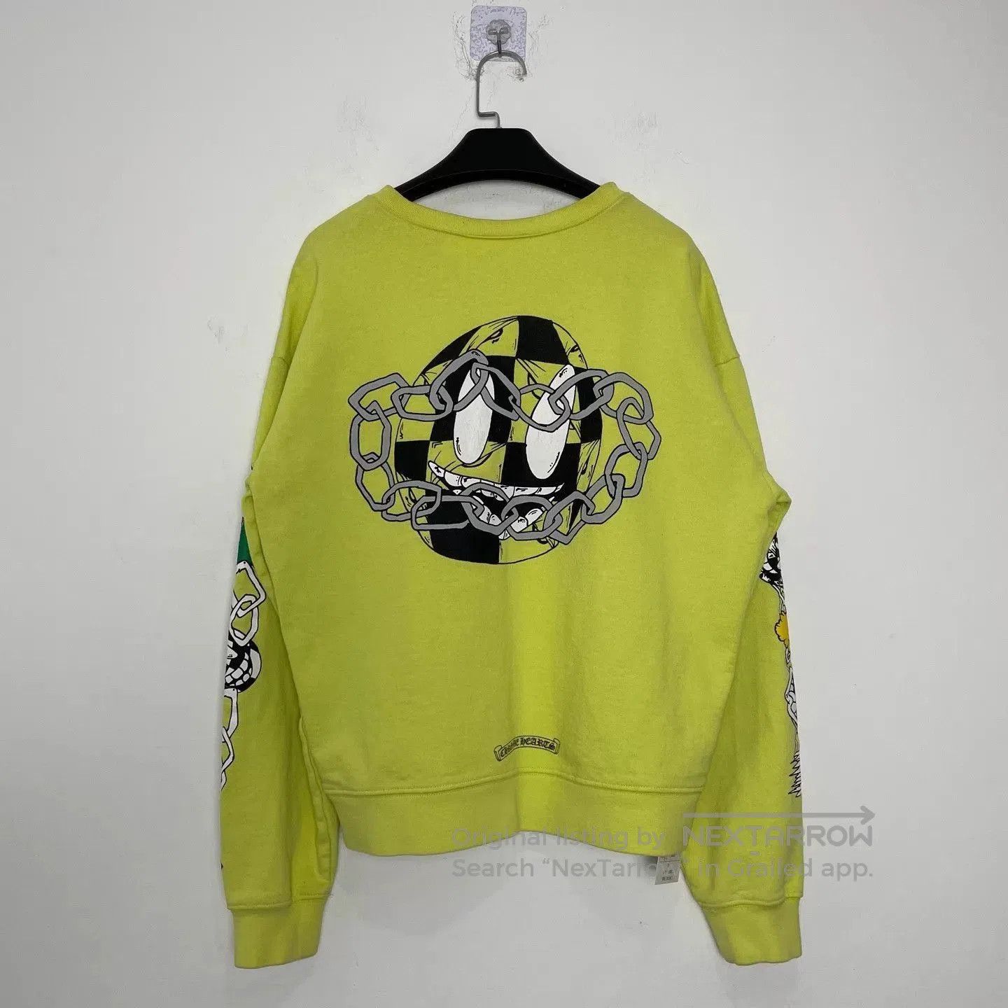 Chrome Hearts Green Graphic Long Sleeve Sweatshirt Size M. Size US M / EU 48-50 / 2 - 2 Thumbnail
