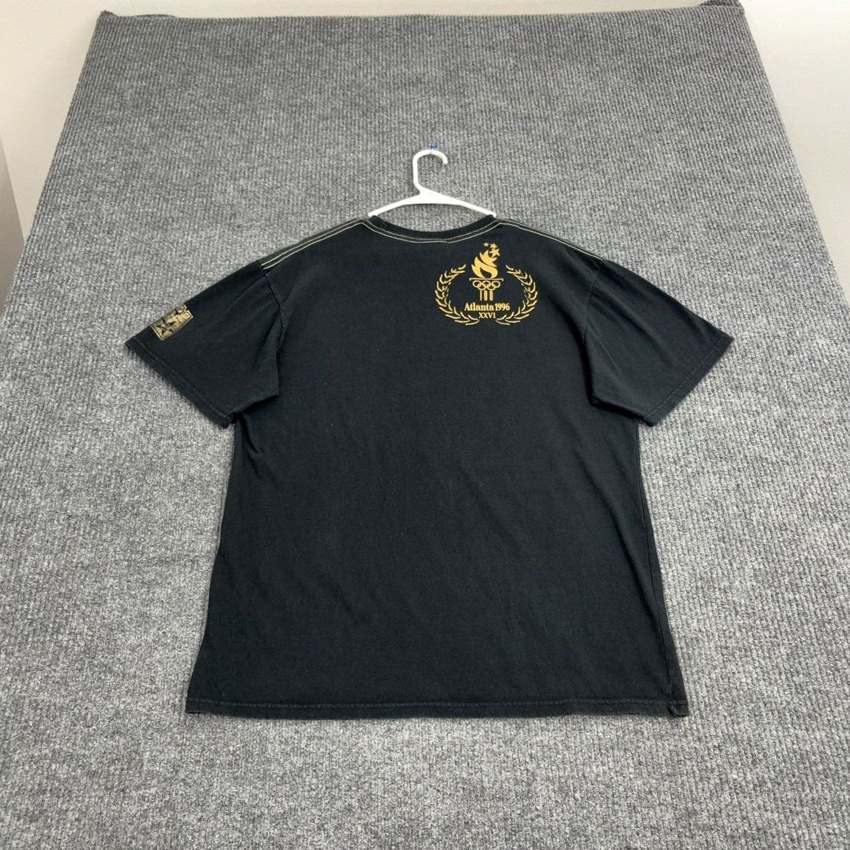 Nike VINTAGE Nike T Shirt Mens L Black 1996 Olympics Streetwear Graphic Tee Sportswear shirt Size US L / EU 52-54 / 3 - 6 Thumbnail