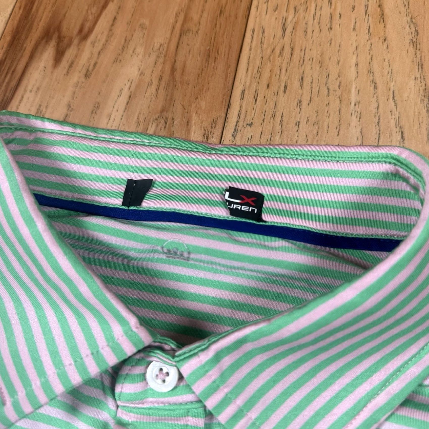 Ralph Lauren Polo Ralph Lauren RLX Golf Shirt Mens L Short Sleeve Striped Multicolor Polo Golf RLX Mens Size US L / EU 52-54 / 3 - 4 Thumbnail