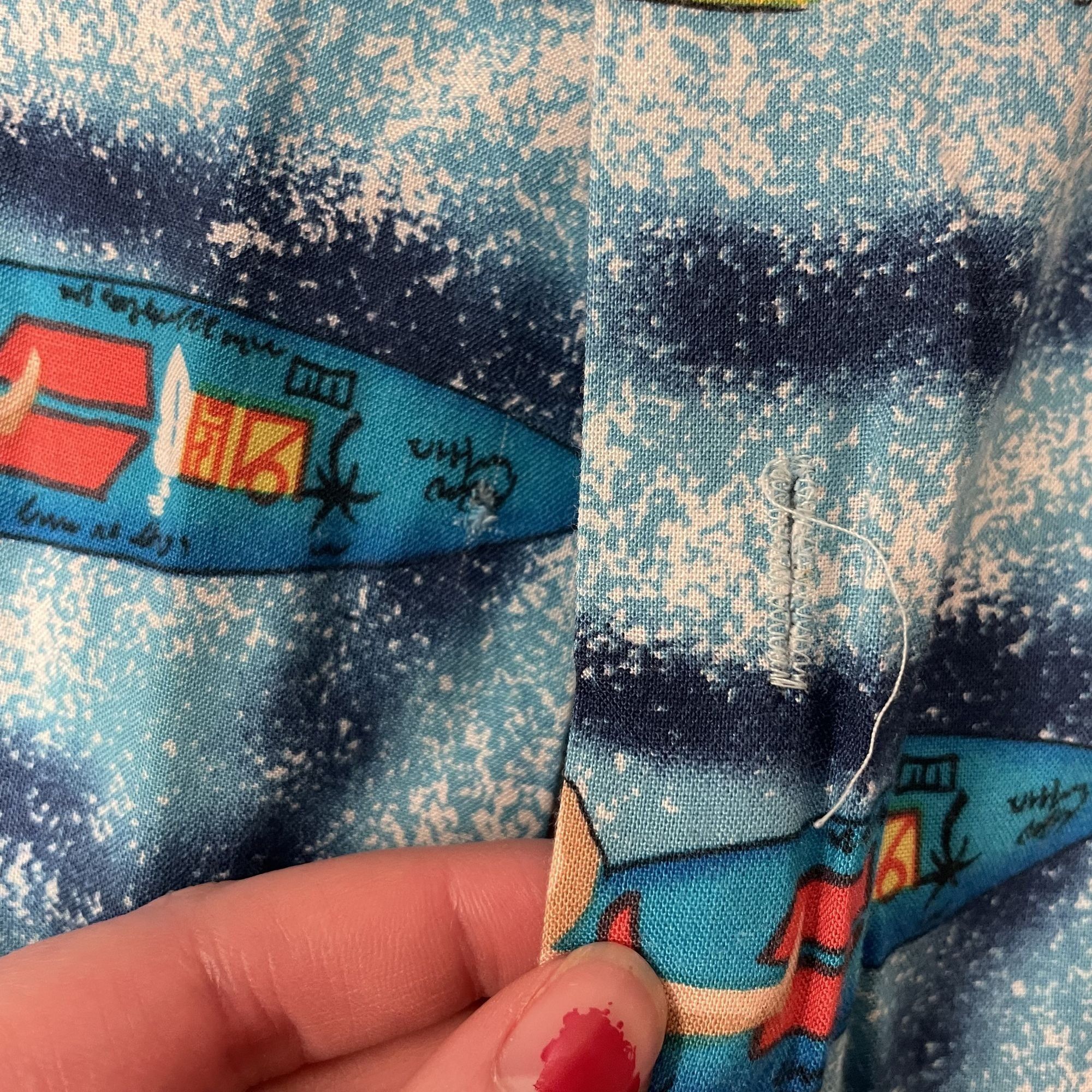 Ocean Current Vtg Ocean Current Blue HAWAIIAN TROPICAL Surfer Shirt Size US M / EU 48-50 / 2 - 9 Thumbnail