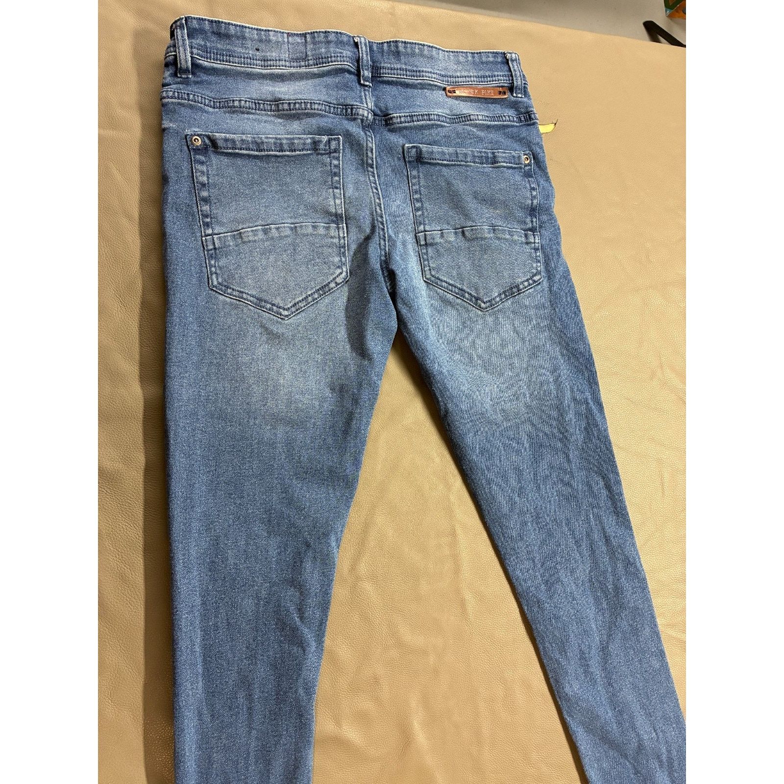 Pike Brothers Black Pike Graphic Denim Jeans Men’s 32x32 Streetwear Size US 32 / EU 48 - 10 Thumbnail