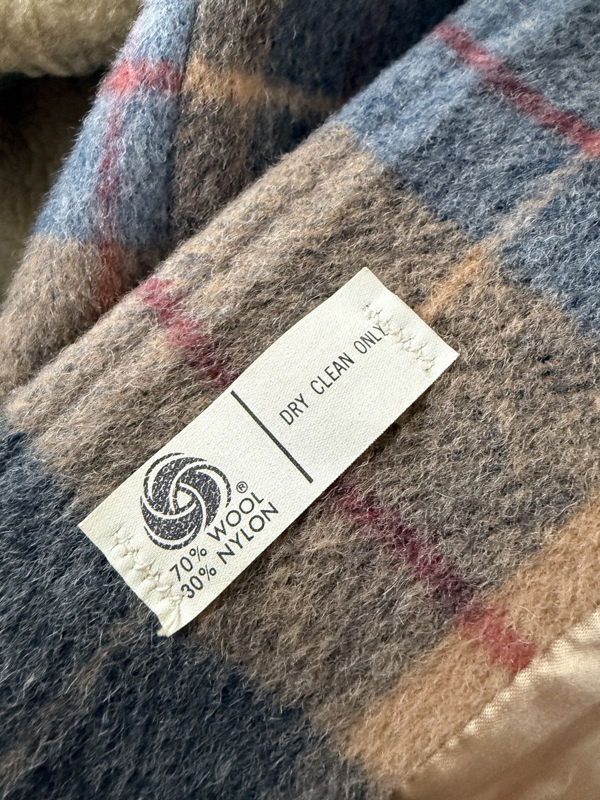 Vintage Vintage 70s Montgomery Ward Plaid Wool Coat Size XL / US 12-14 / IT 48-50 - 7 Thumbnail