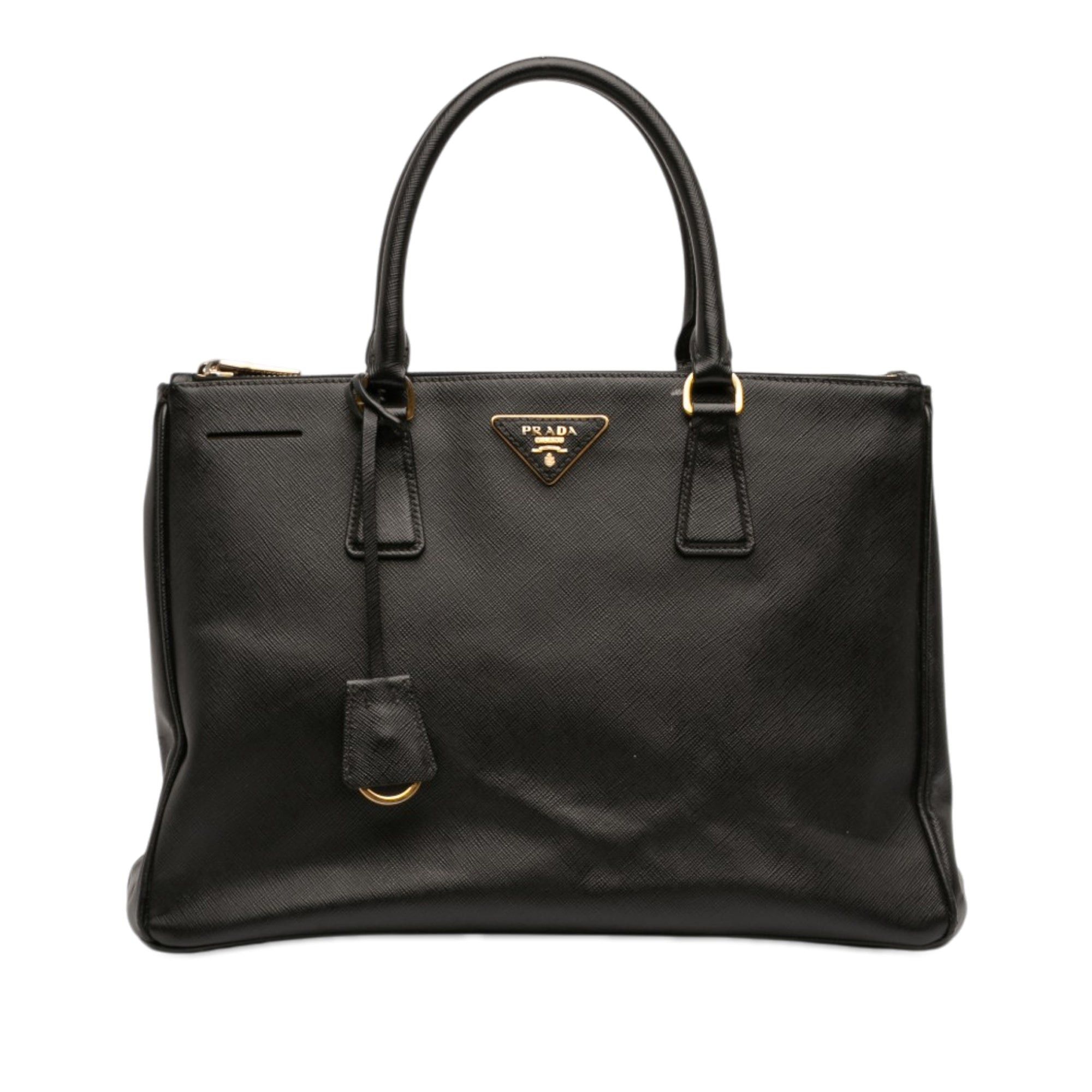 Prada Medium Saffiano Lux Galleria Double Zip Satchel Size ONE SIZE - 1 Thumbnail