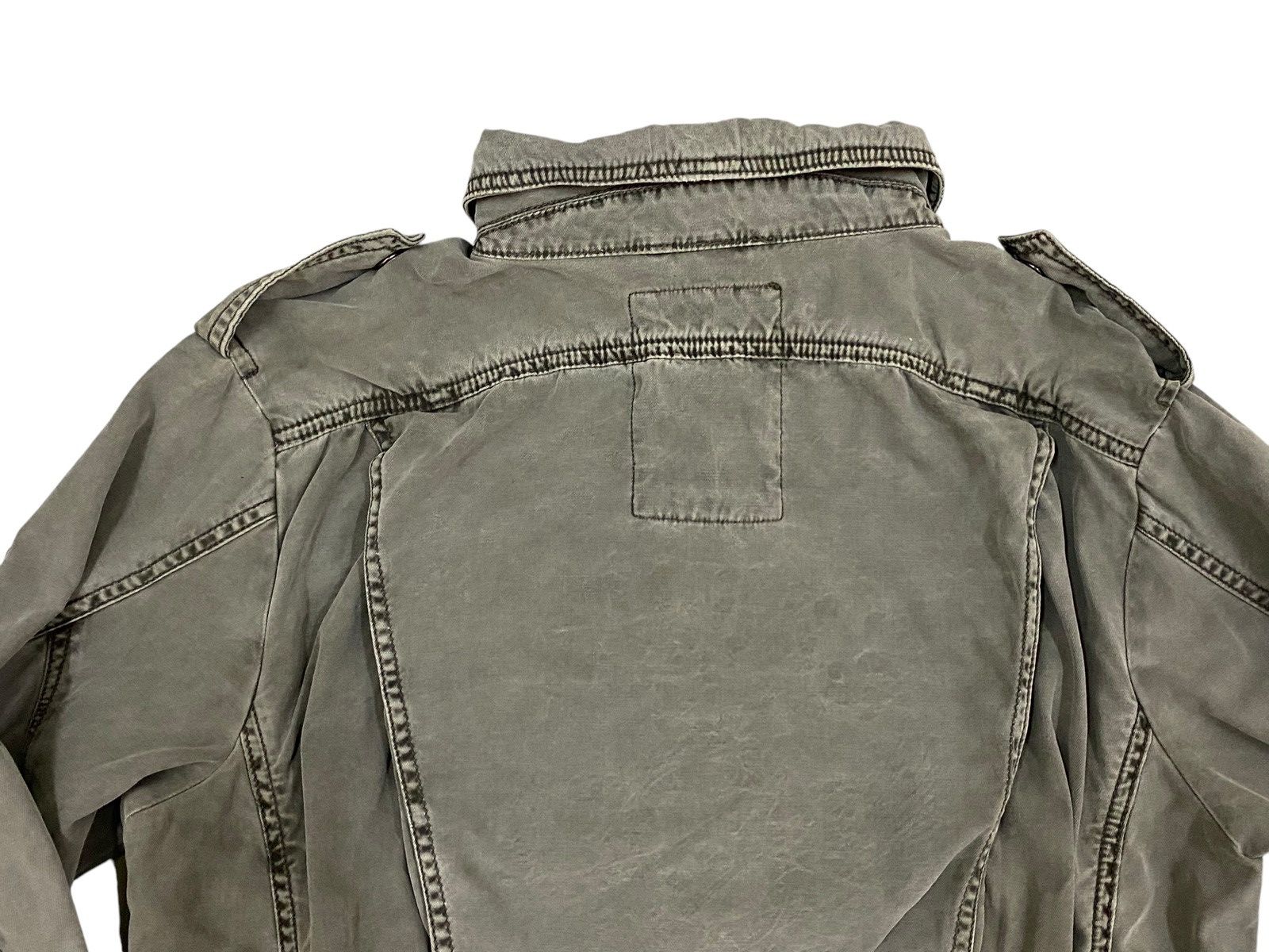 Vintage Vtg Jacket Zip Up Wash Grey Size US S / EU 44-46 / 1 - 4 Thumbnail