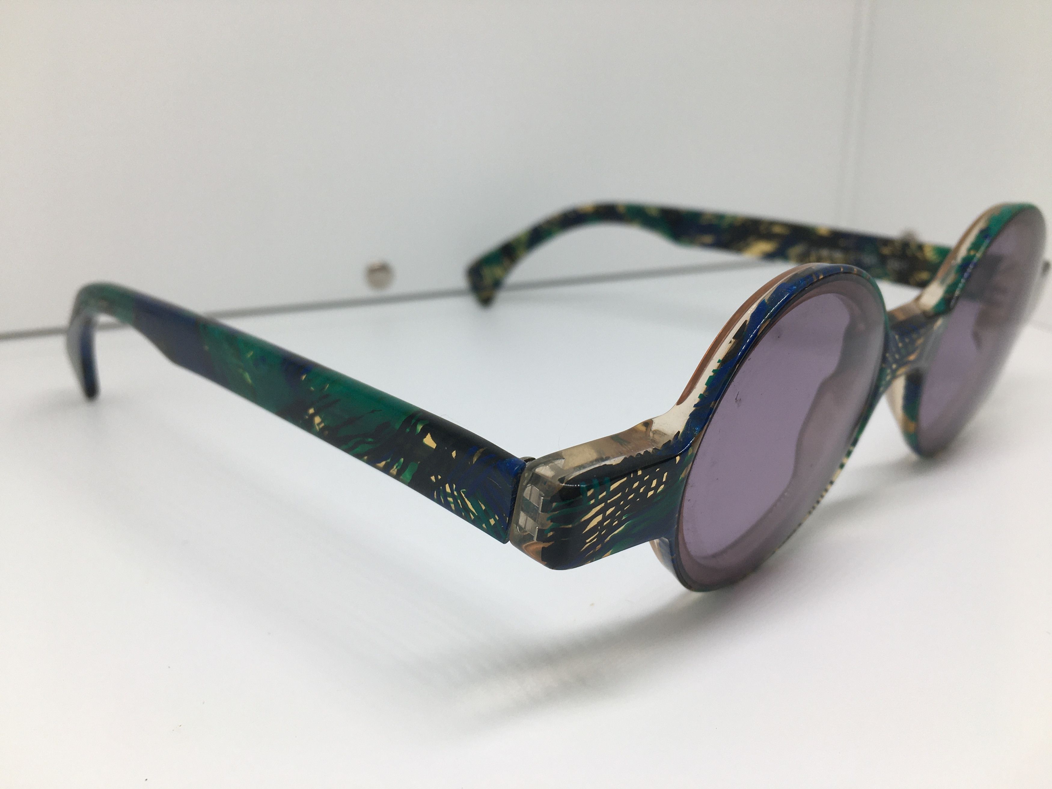 Alain Mikli Vintage Alain Mikli ROund Sunglasses Frame France Size ONE SIZE - 2 Thumbnail